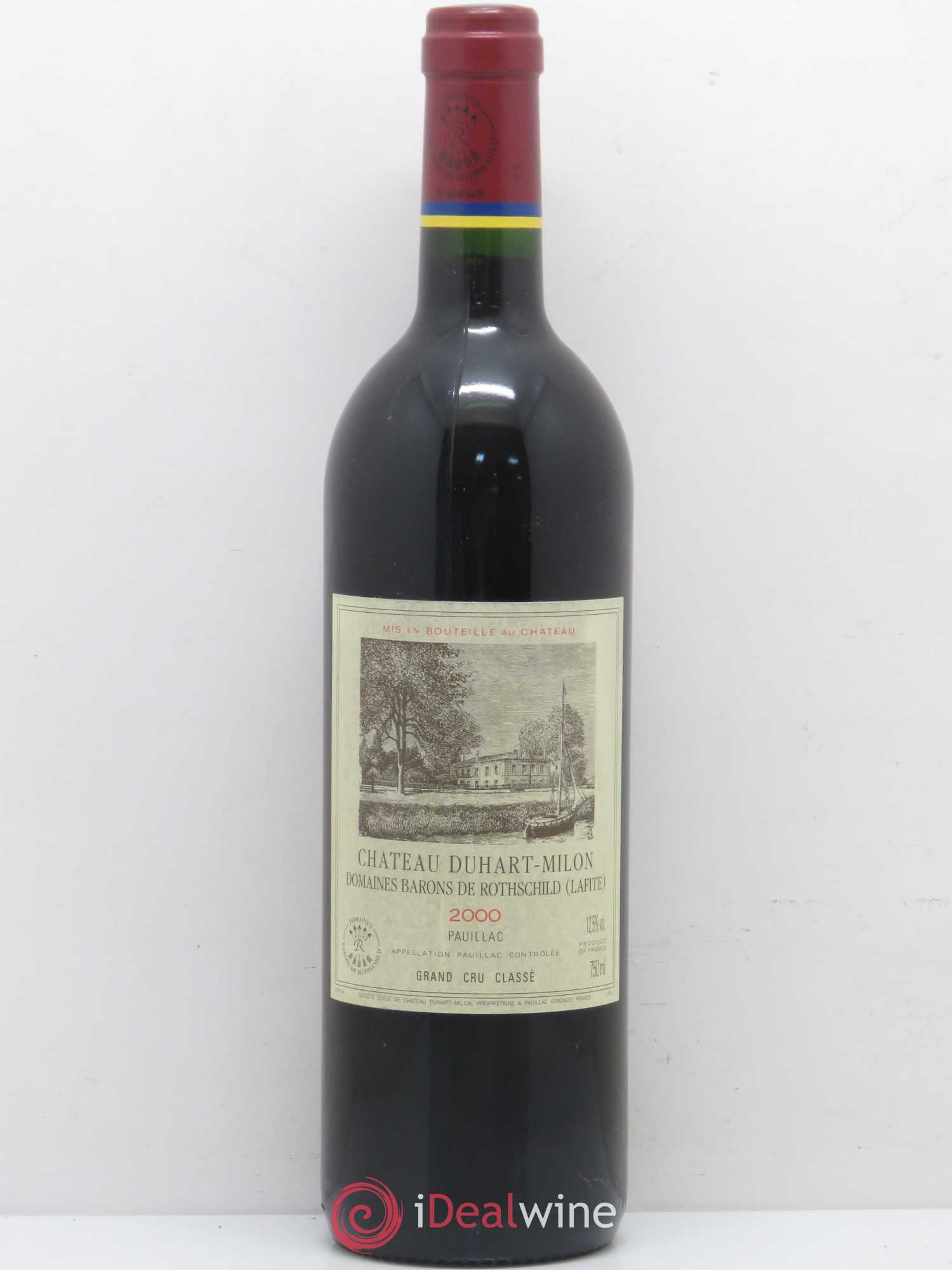 Château Duhart-Milon 4ème Grand Cru Classé 2000 - Lot de 1 bouteille - 0