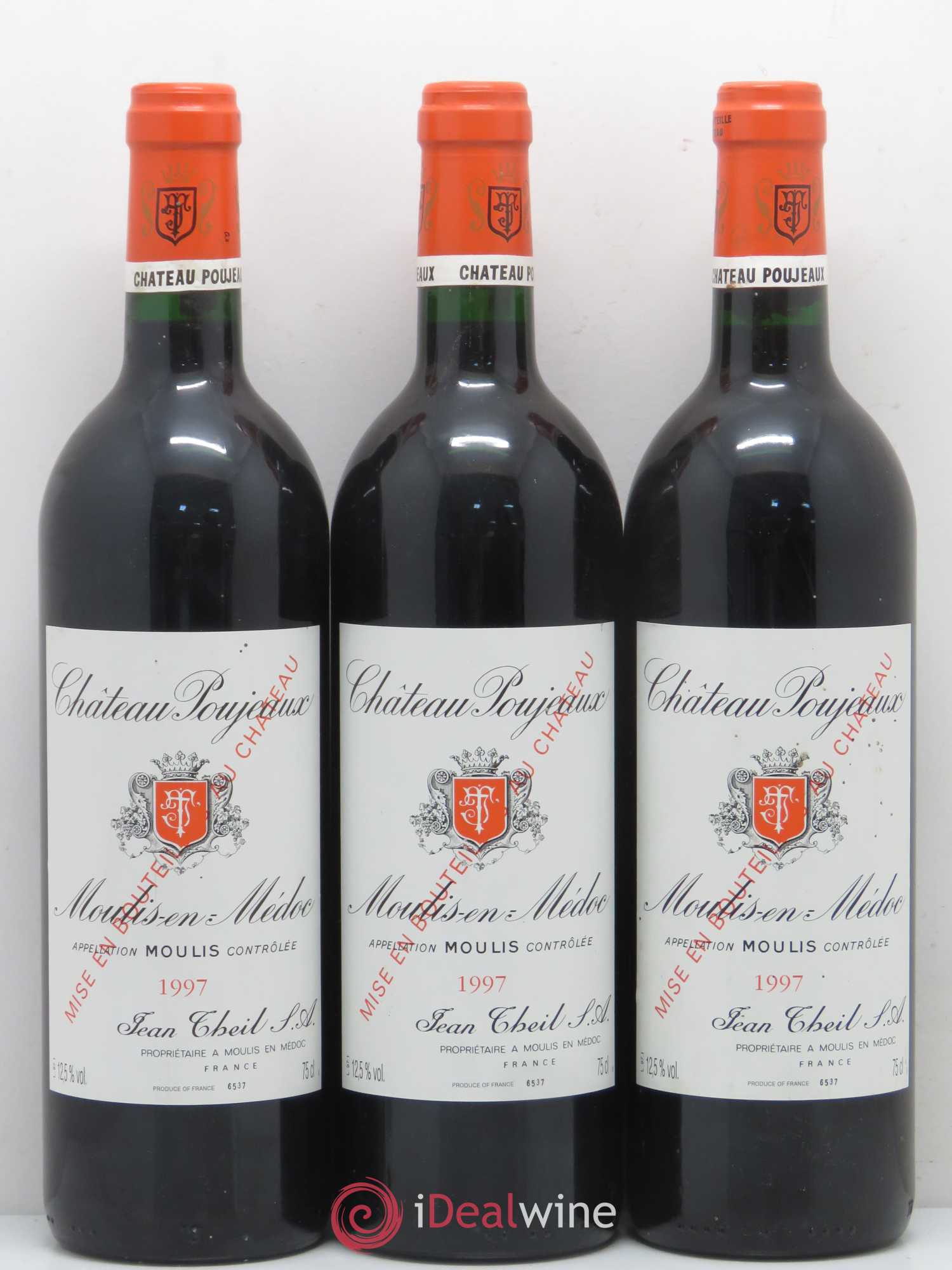 Château Poujeaux 1997 - Lot de 6 bouteilles - 2