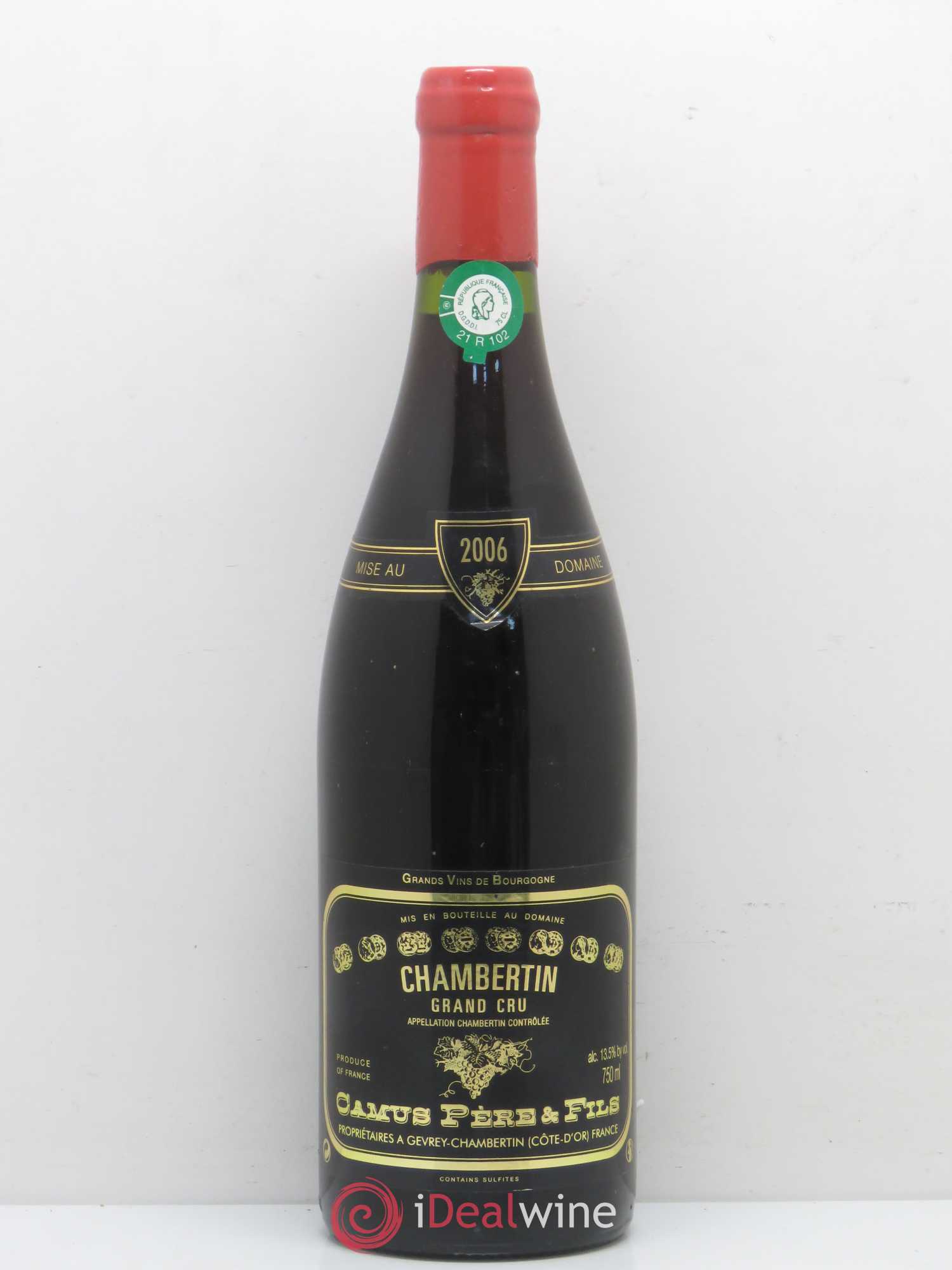 Chambertin Grand Cru Camus 2006 - Lot de 1 bouteille - 0