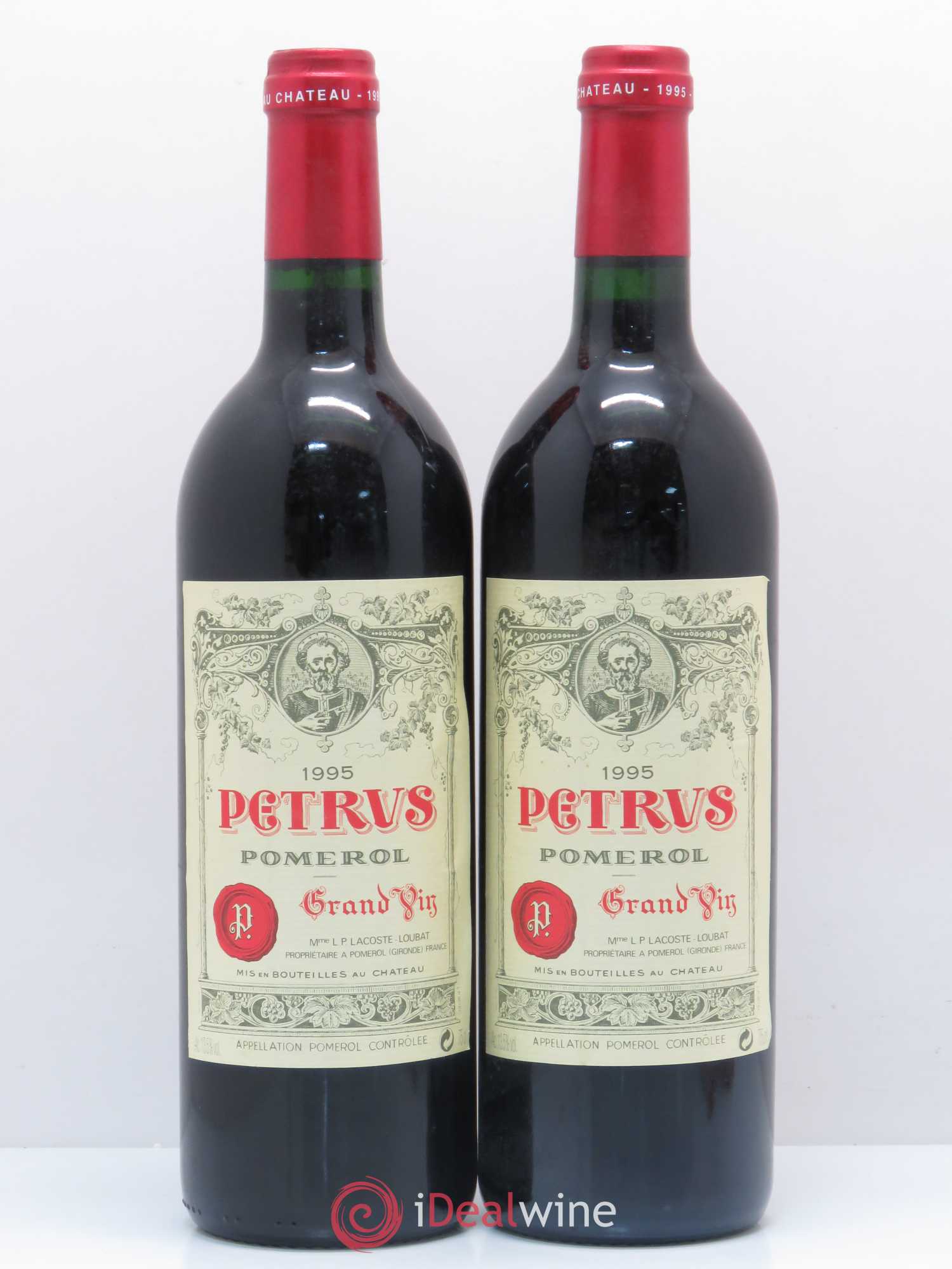 Petrus 1995 - Lot de 2 bouteilles - 0