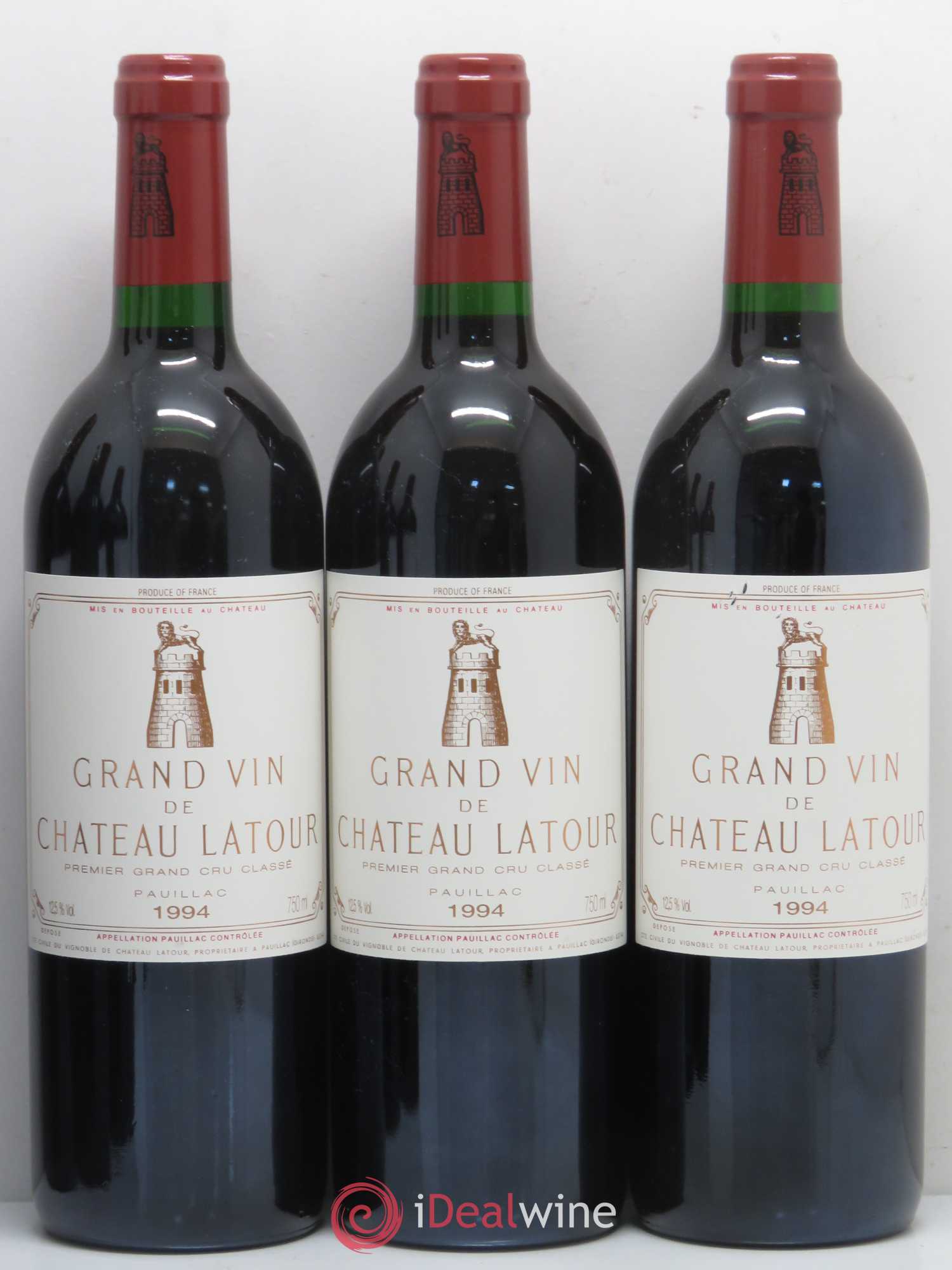 Château Latour 1er Grand Cru Classé 1994 - Lot de 6 bouteilles - 1