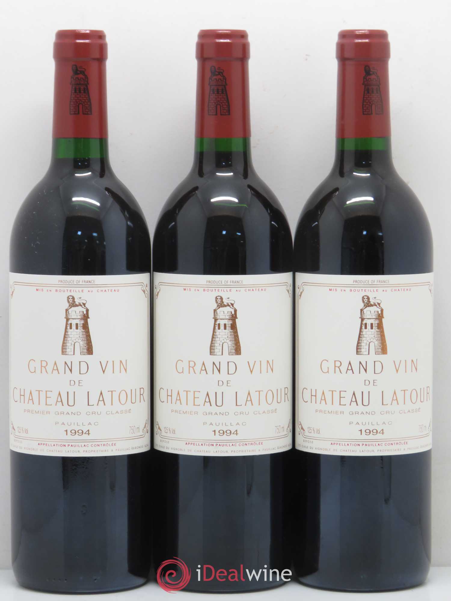 Château Latour 1er Grand Cru Classé 1994 - Lot de 6 bouteilles - 3