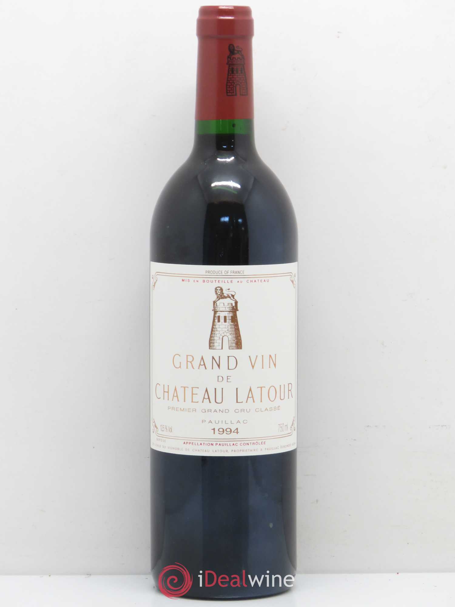 Château Latour 1er Grand Cru Classé 1994 - Lot de 1 bouteille - 0