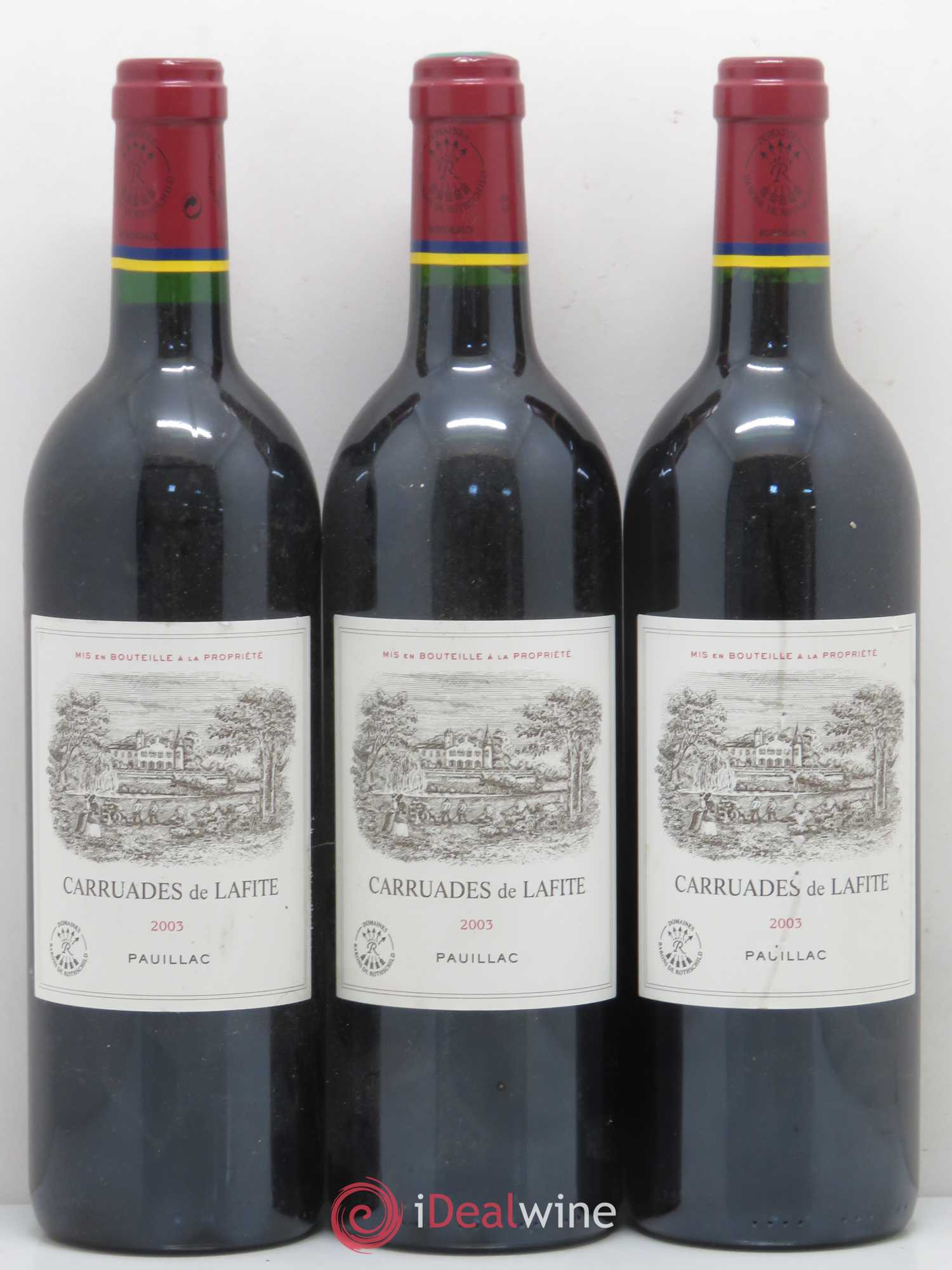 Carruades de Lafite Rothschild Second Vin 2003 - Lot de 6 bouteilles - 1
