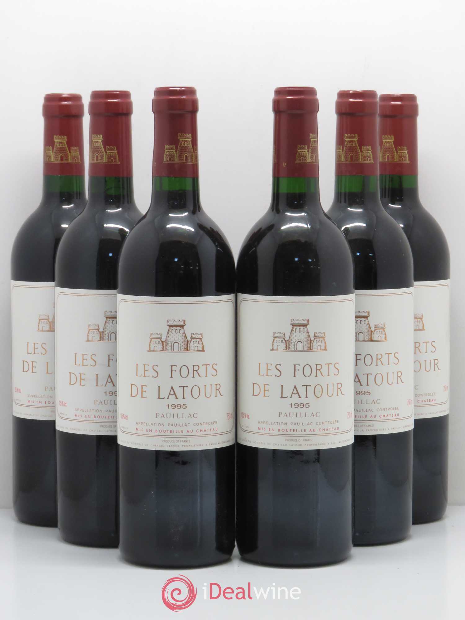 Les Forts de Latour Second Vin 1995 - Lot de 6 bouteilles - 0