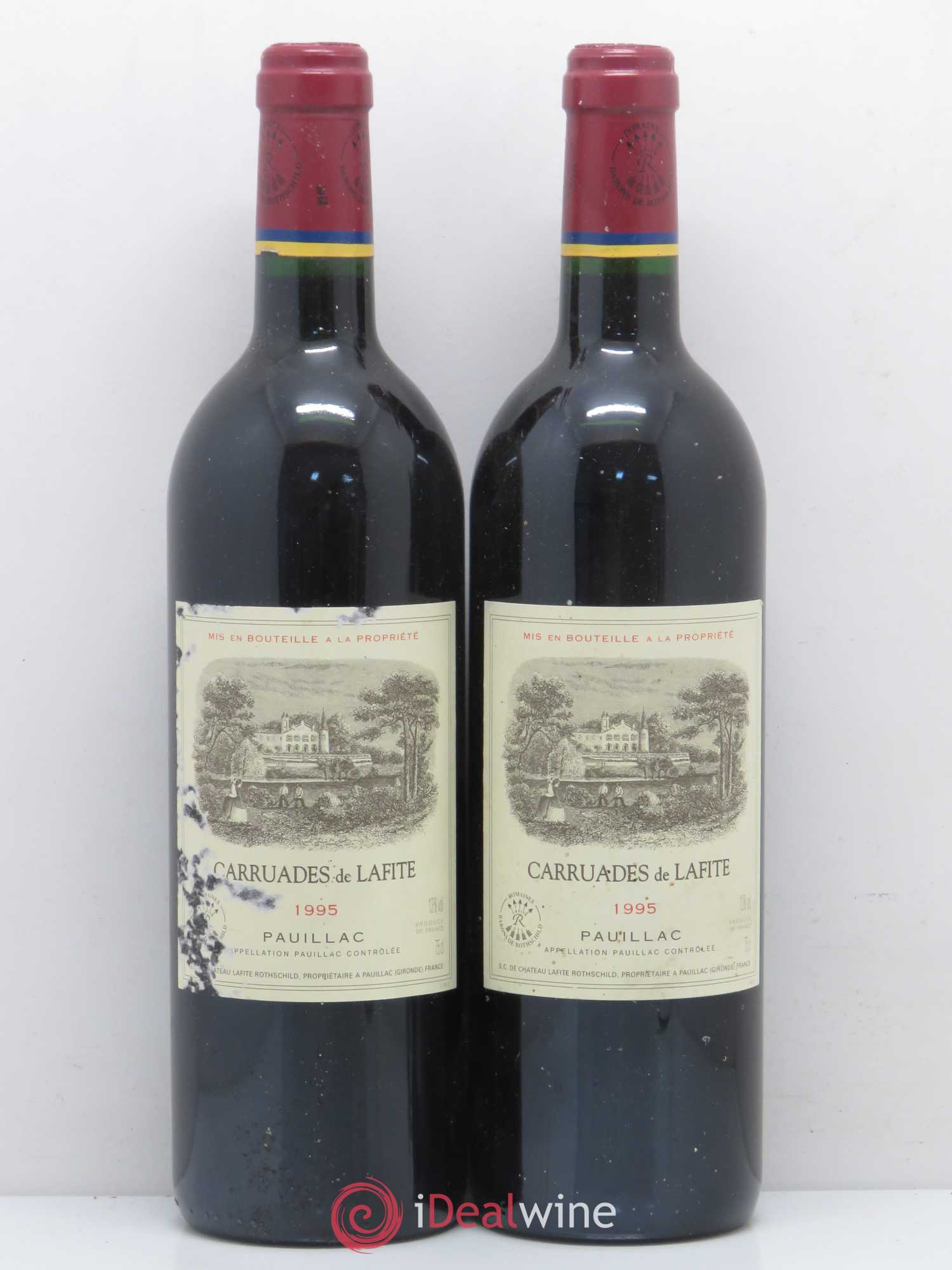 Carruades de Lafite Rothschild Second Vin 1995 - Lot de 2 bouteilles - 0