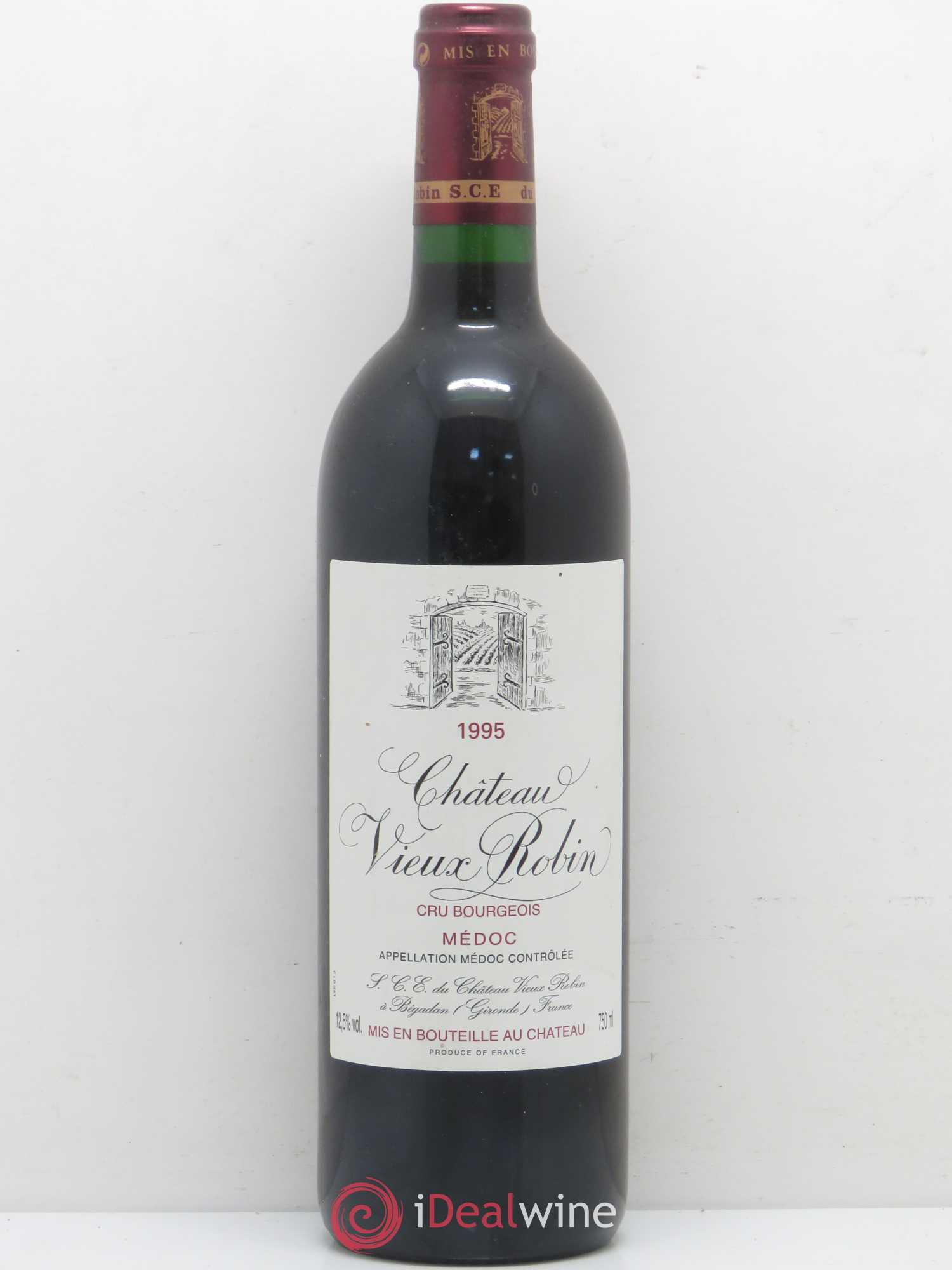 Château Vieux Robin Cru Bourgeois Fidélité 1995 - Lot of 1 bottle - 0