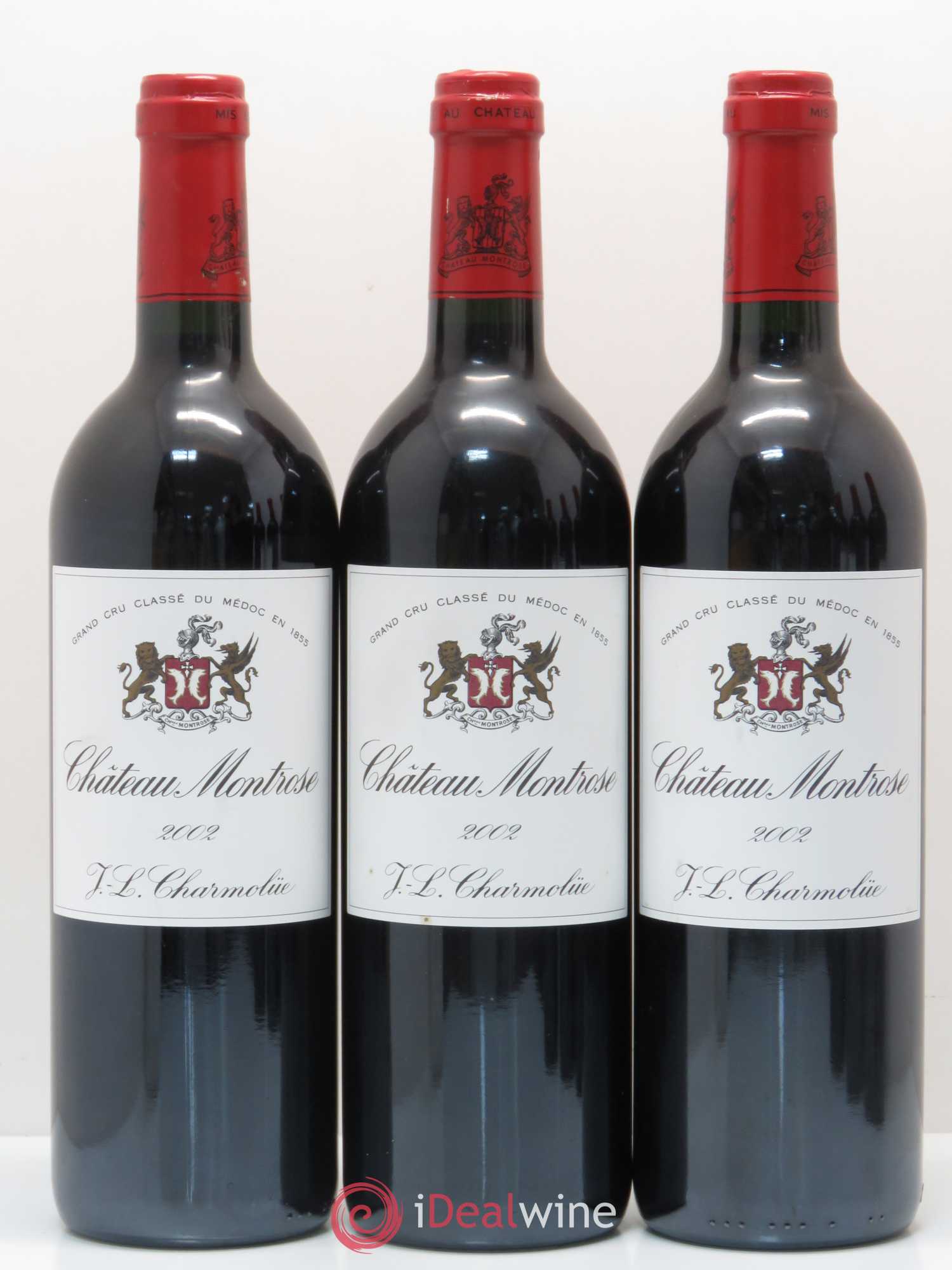 Château Montrose 2ème Grand Cru Classé 2002 - Lot de 6 bouteilles - 1