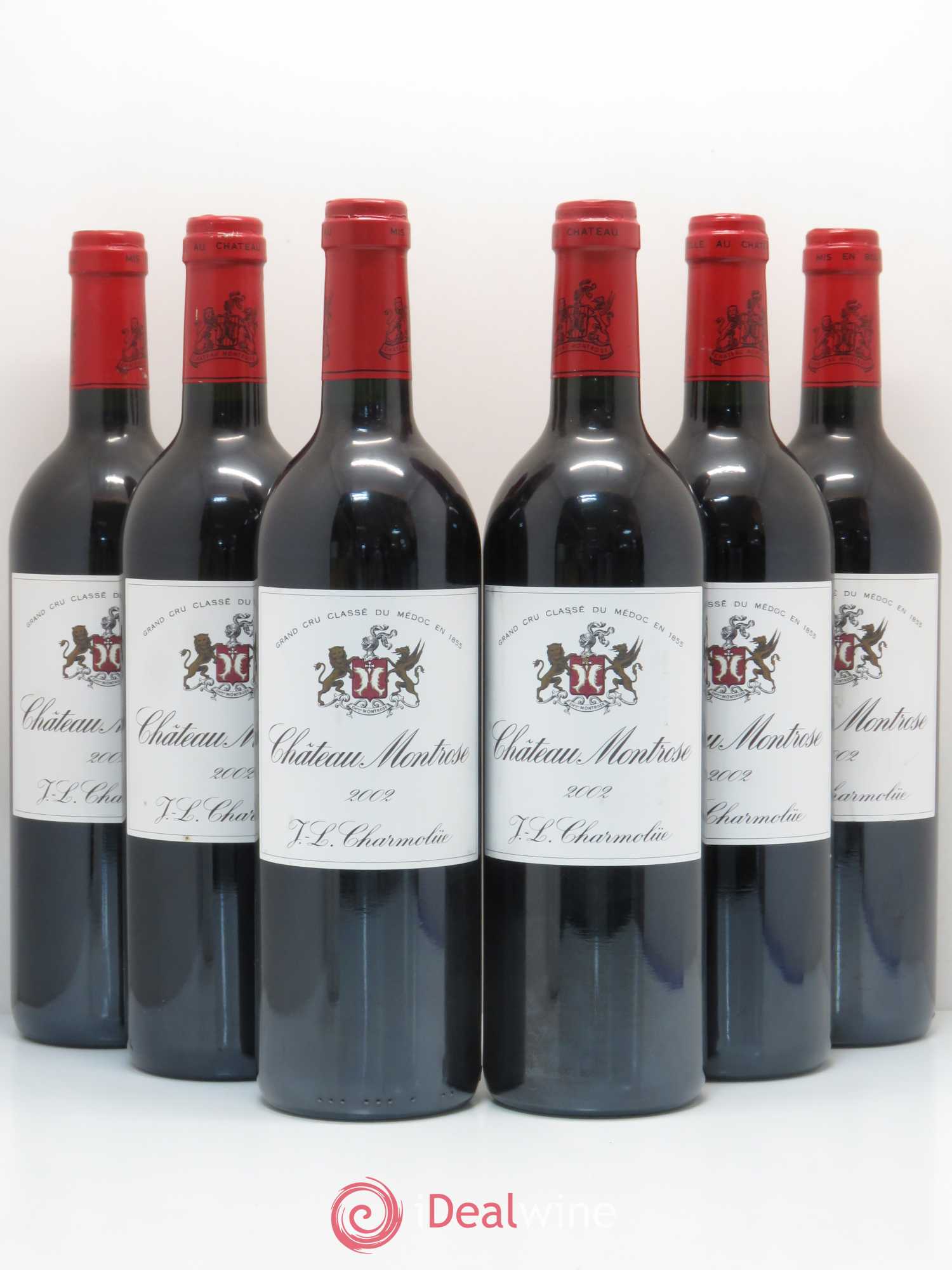 Château Montrose 2ème Grand Cru Classé 2002 - Lot de 6 bouteilles - 0