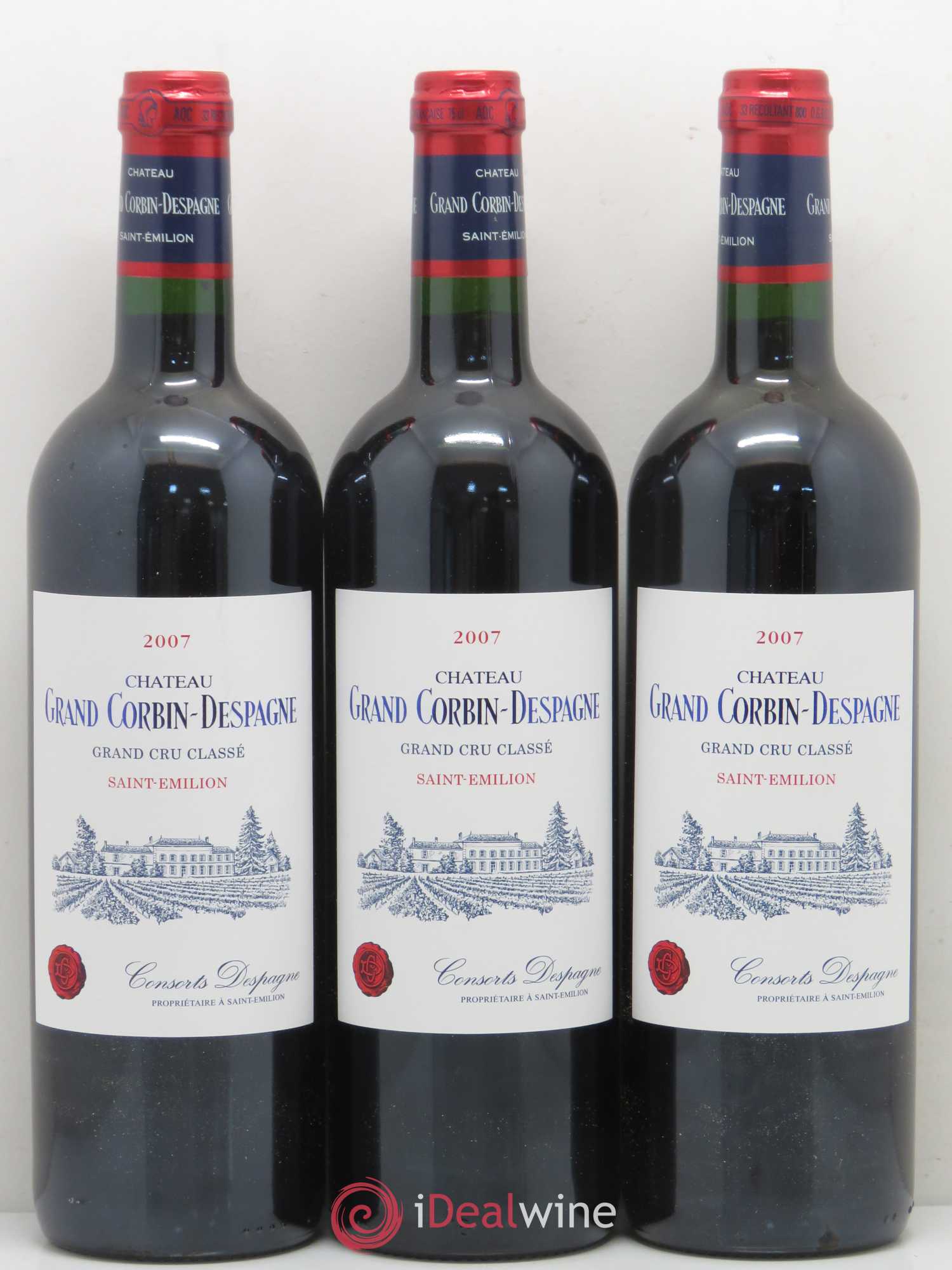 Château Grand Corbin Despagne Grand Cru Classé 2007 - Lot de 12 bouteilles - 3