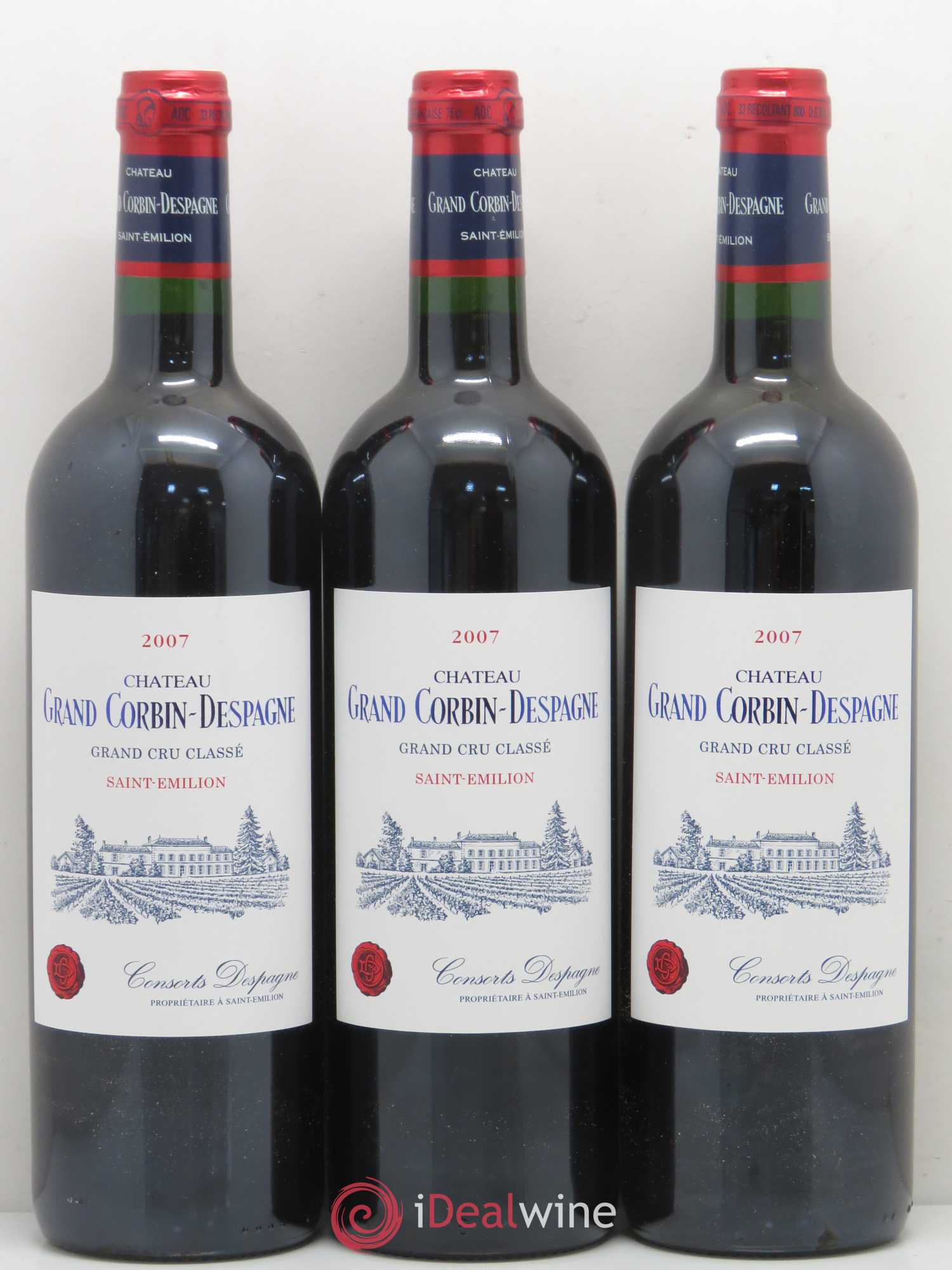 Château Grand Corbin Despagne Grand Cru Classé 2007 - Lot de 12 bouteilles - 4
