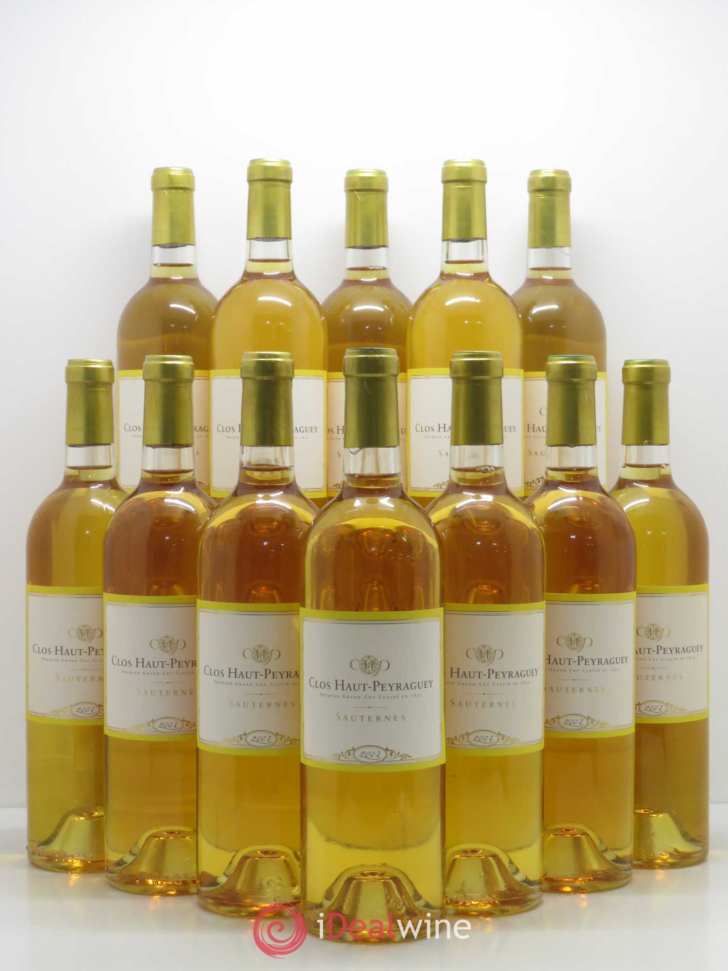 Clos Haut-Peyraguey 1er Grand Cru Classé 2007 - Lotto di 12 bottiglie - 0
