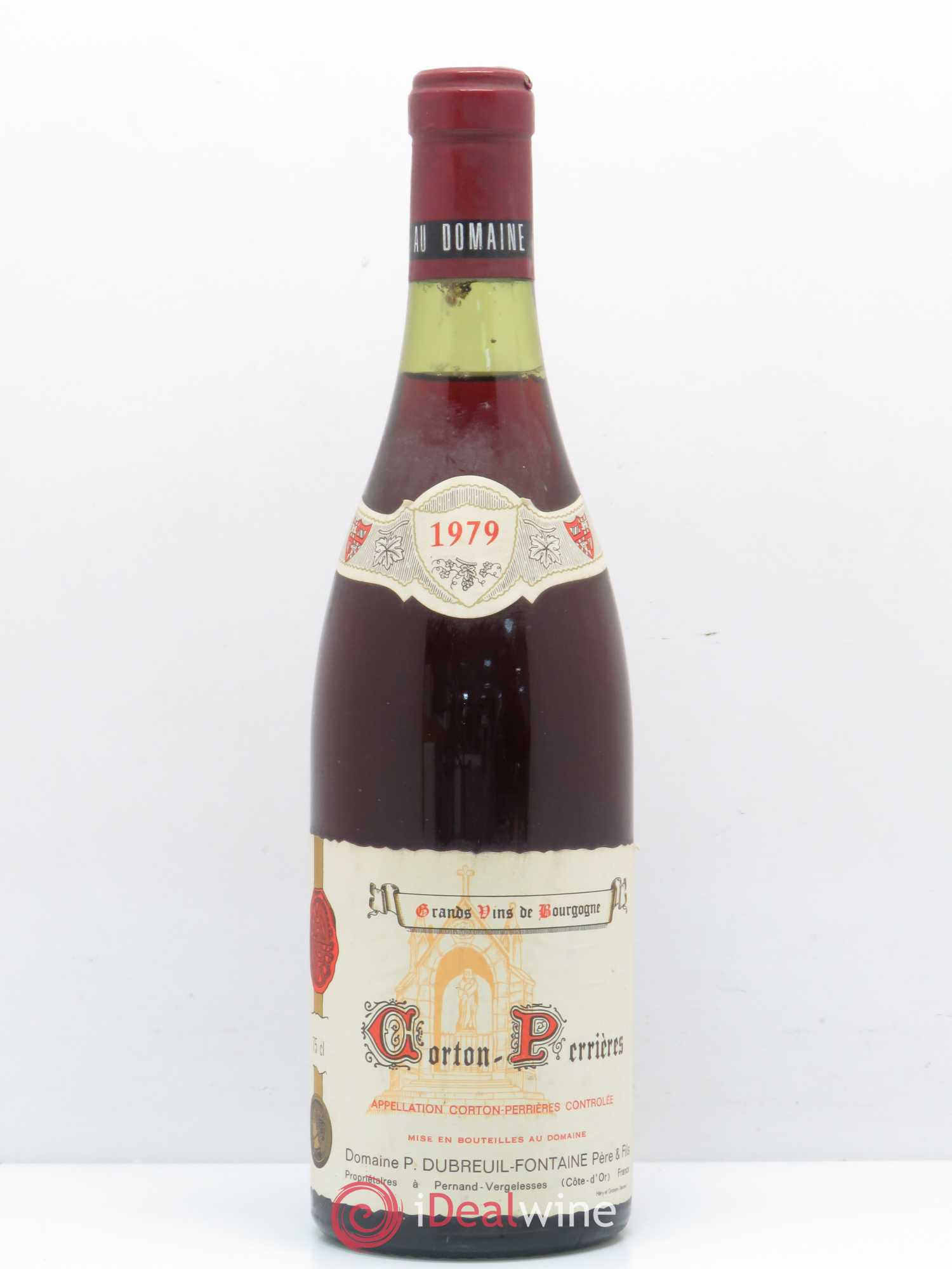 Corton Grand Cru Perrieres Dubreuil Fontaine 1979 - Lot de 1 bouteille - 0