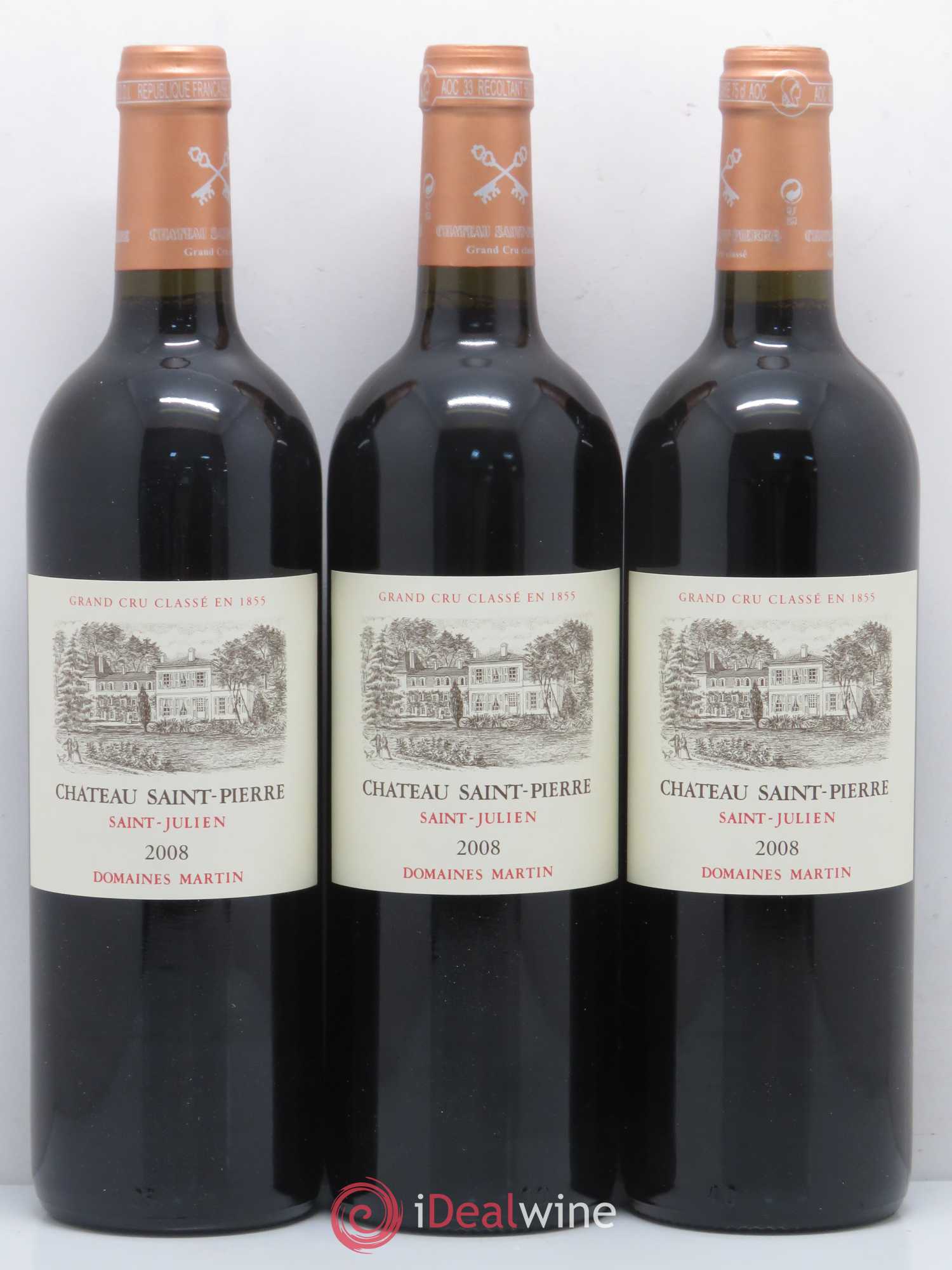 Château Saint-Pierre 4ème Grand Cru Classé 2008 - Lot de 12 bouteilles - 2