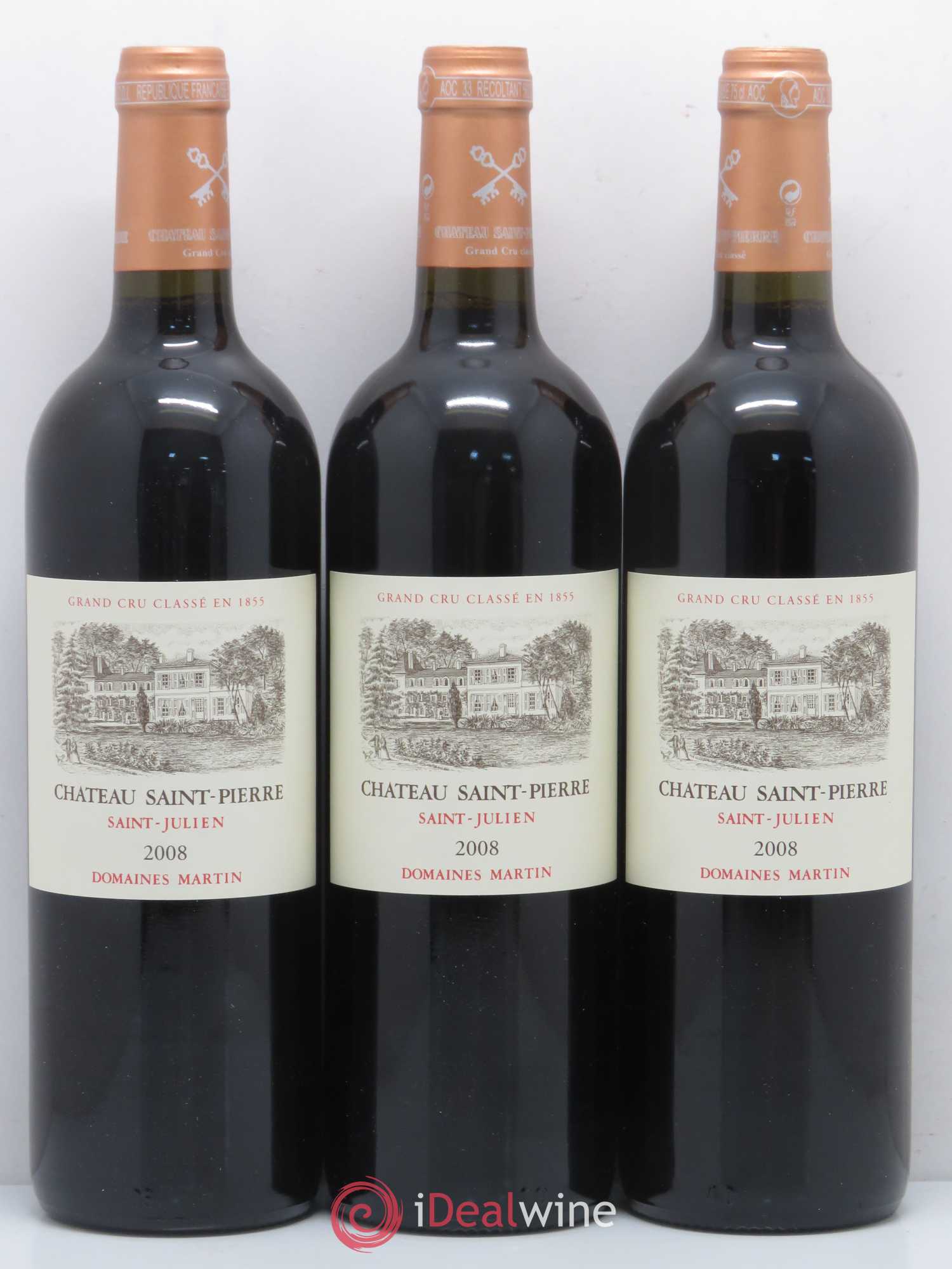 Château Saint-Pierre 4ème Grand Cru Classé 2008 - Lot de 12 bouteilles - 3