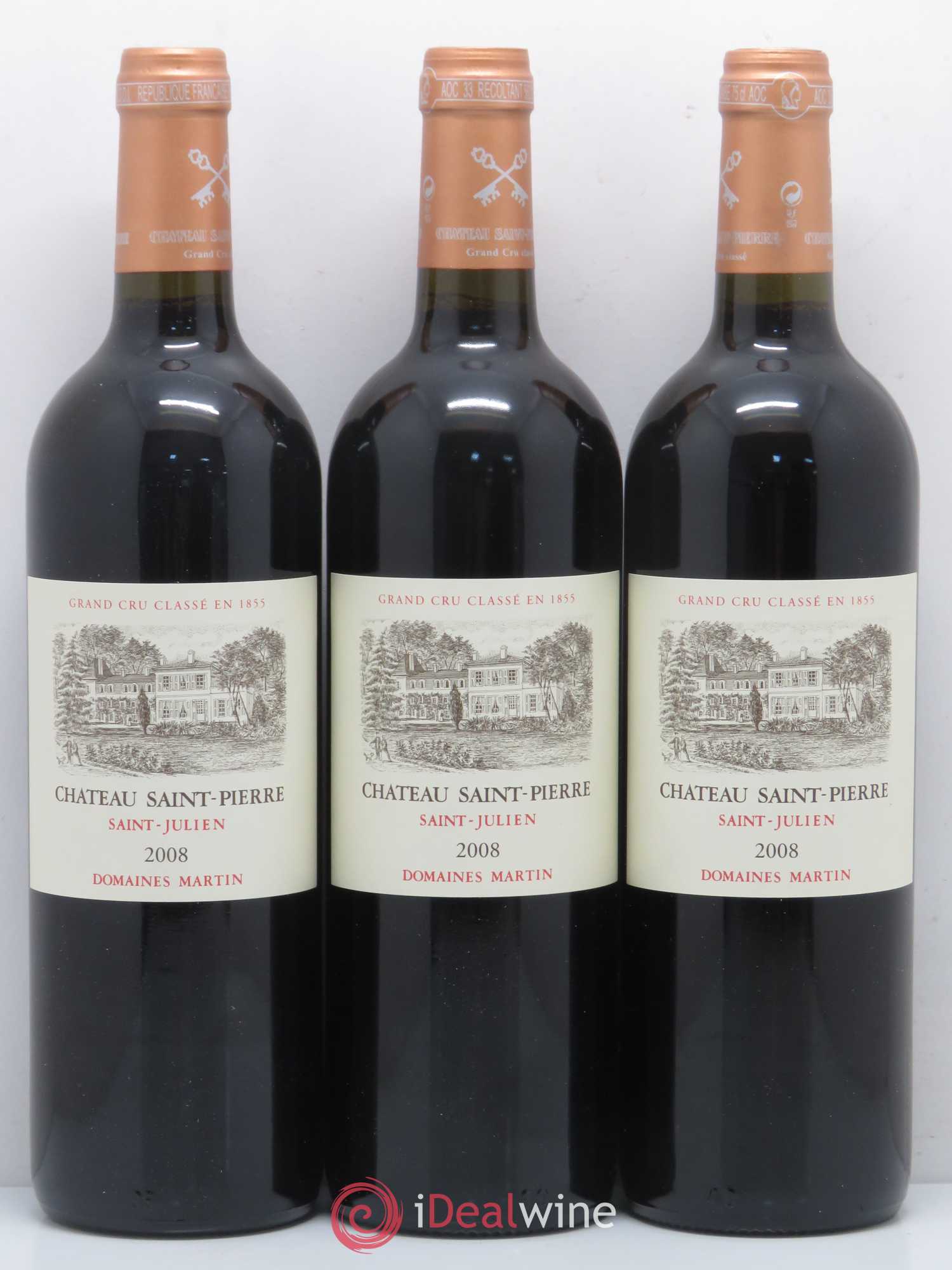 Château Saint-Pierre 4ème Grand Cru Classé 2008 - Lot de 12 bouteilles - 4