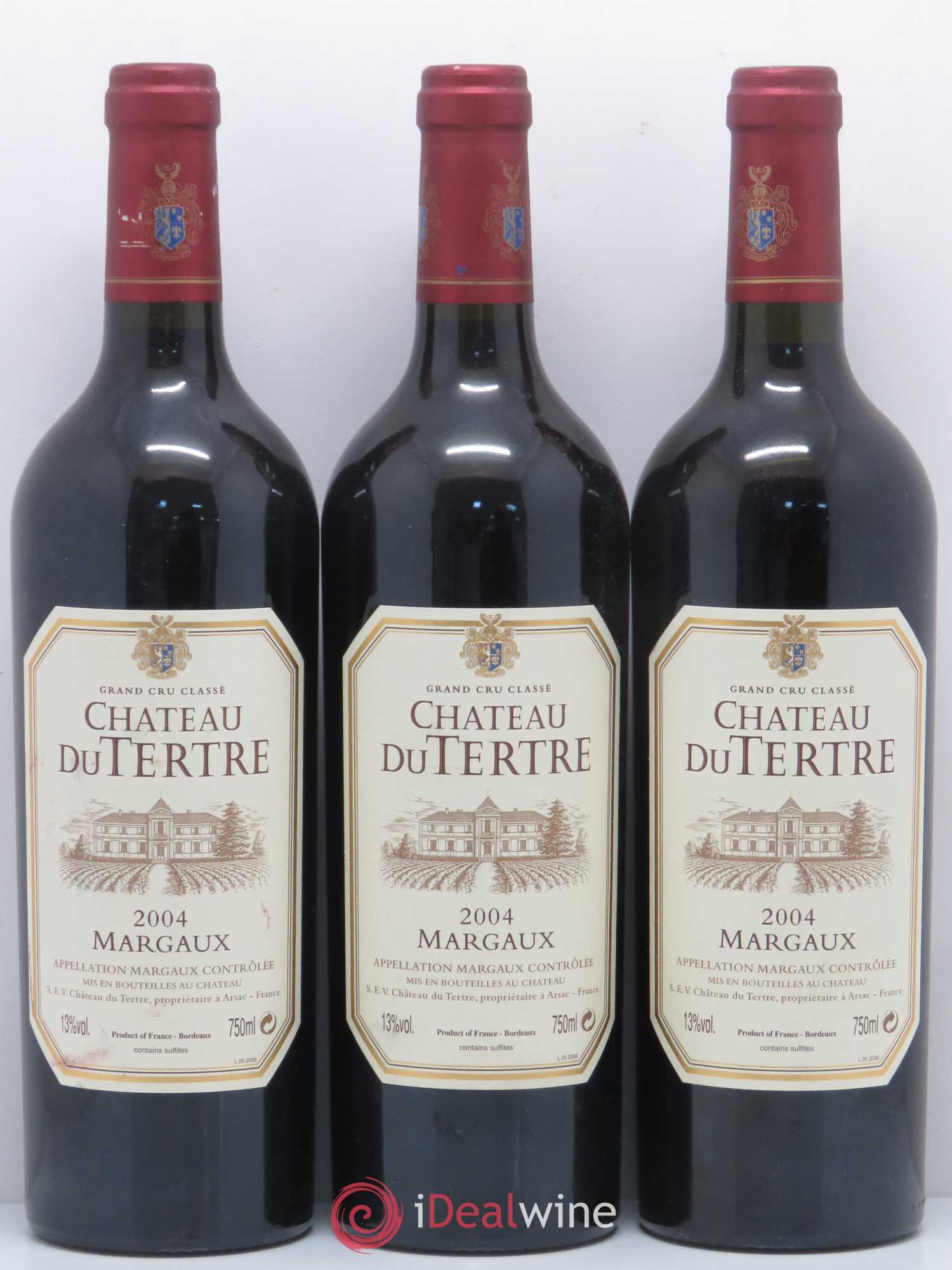 Château du Tertre 5ème Grand Cru Classé 2004 - Lot de 6 bouteilles - 2