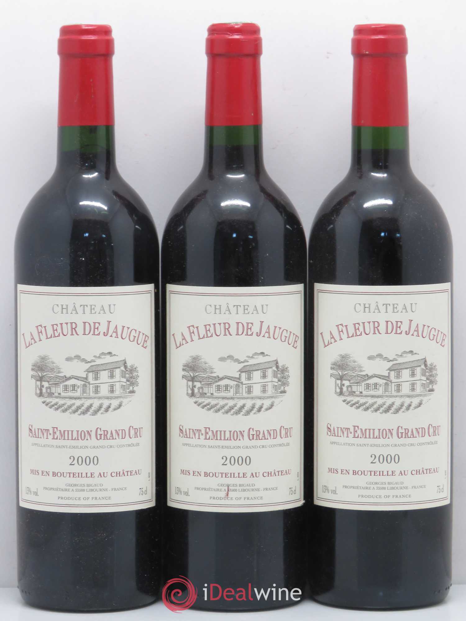 Saint-Émilion La Fleur de Jaugue 2000 - Posten von 6 Flaschen - 1