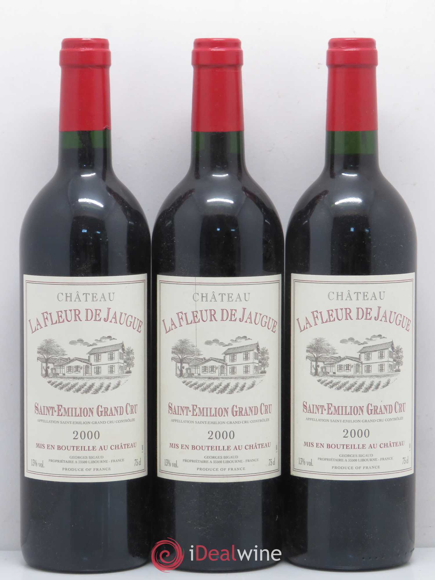 Saint-Émilion La Fleur de Jaugue 2000 - Posten von 6 Flaschen - 2