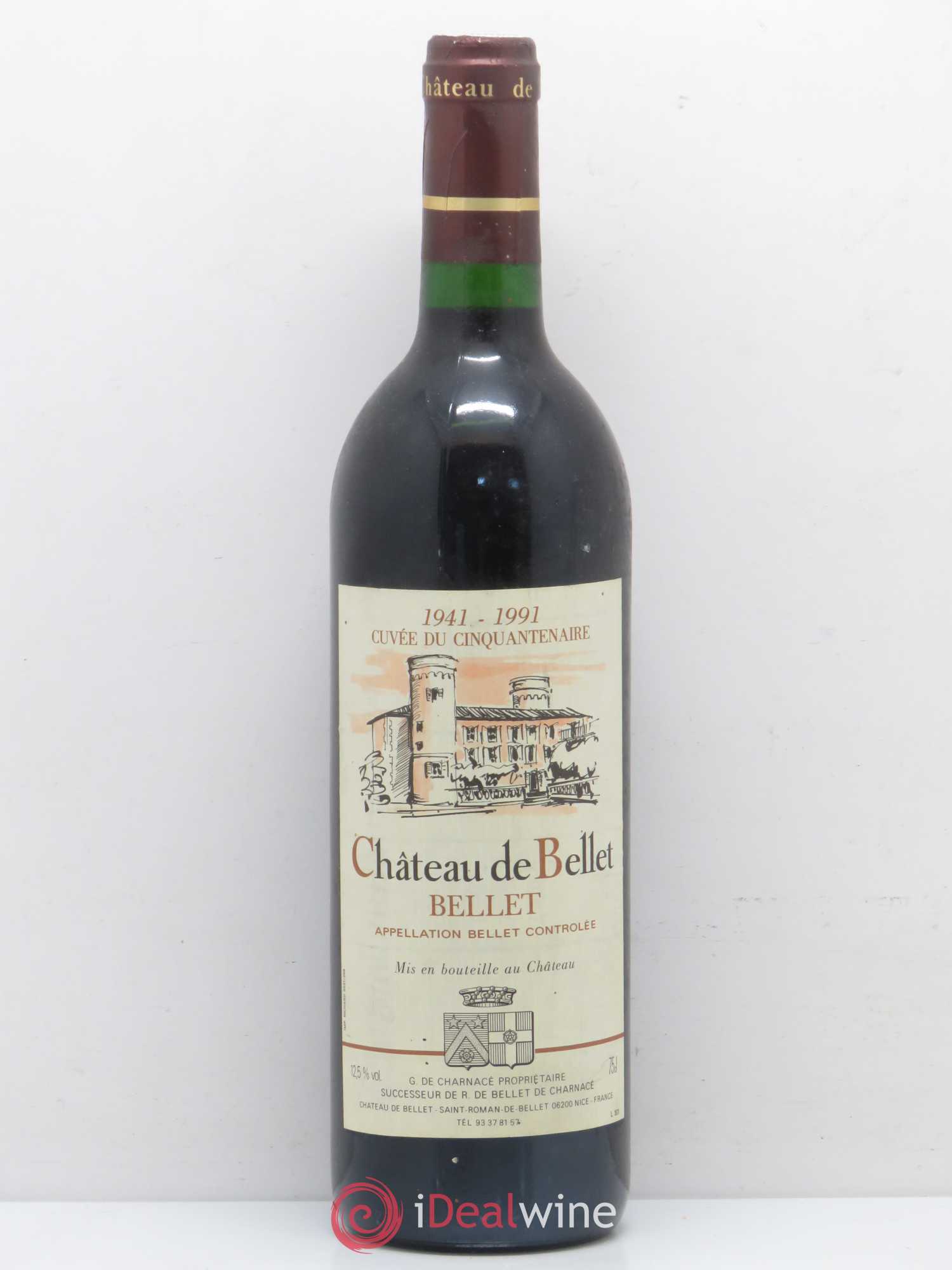 Bellet Château de Bellet 1991 - Lot de 1 bouteille - 0