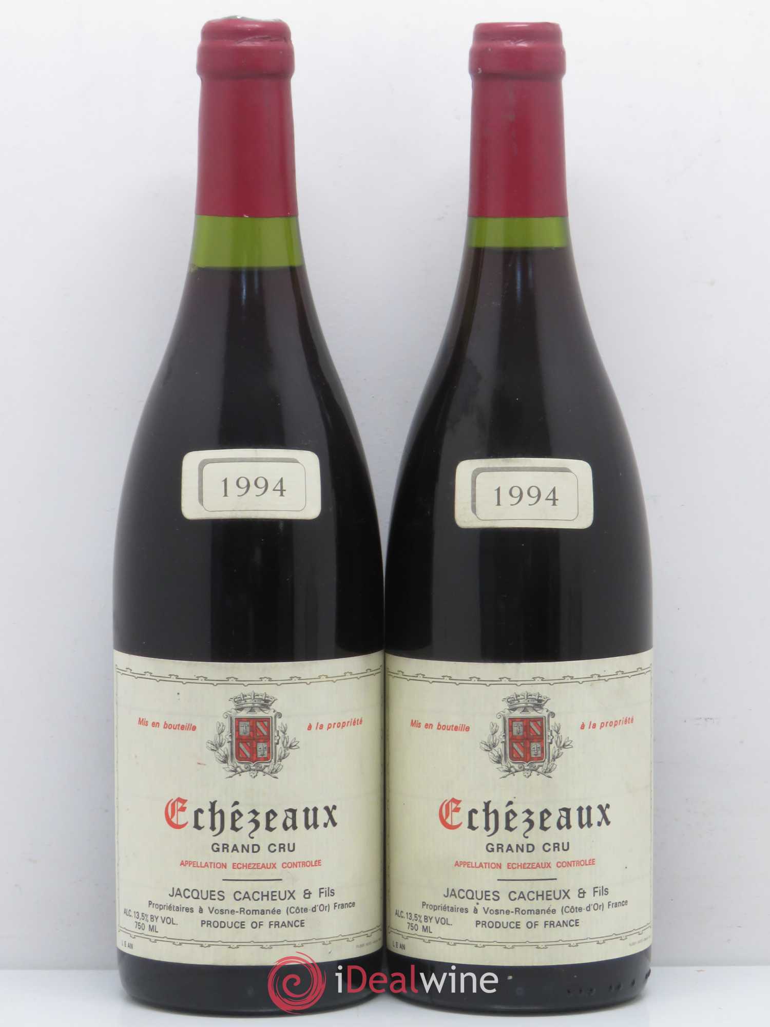 Echezeaux Grand Cru J. Cacheux 1994 - Lot de 2 bouteilles - 0