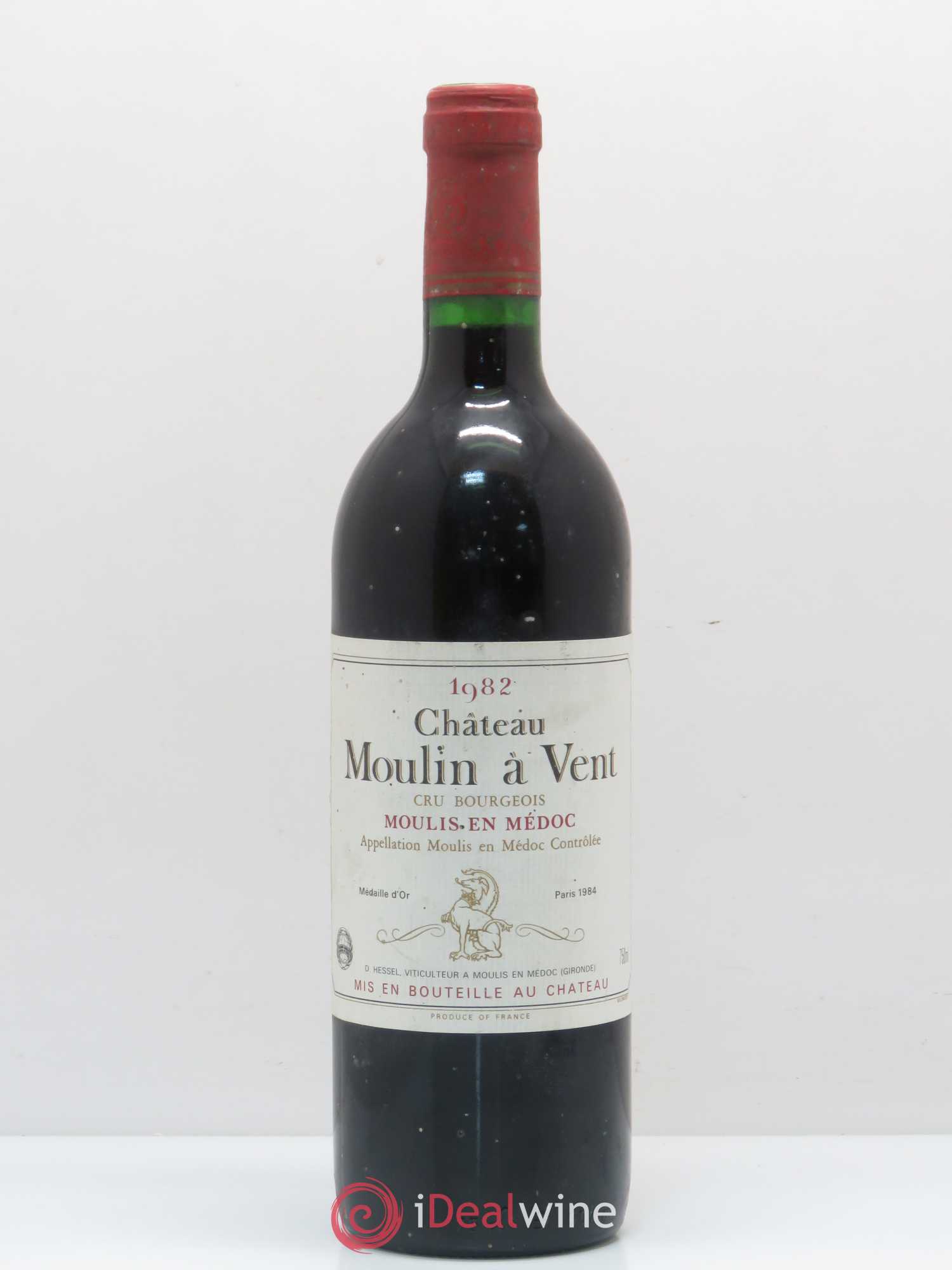 Château Moulin à Vent Cru Bourgeois 1982 - Lot de 1 bouteille - 0