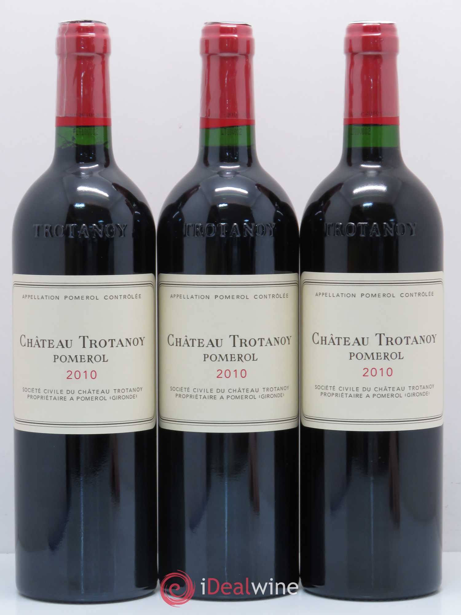 Château Trotanoy 2010 - Lot de 3 bouteilles - 0