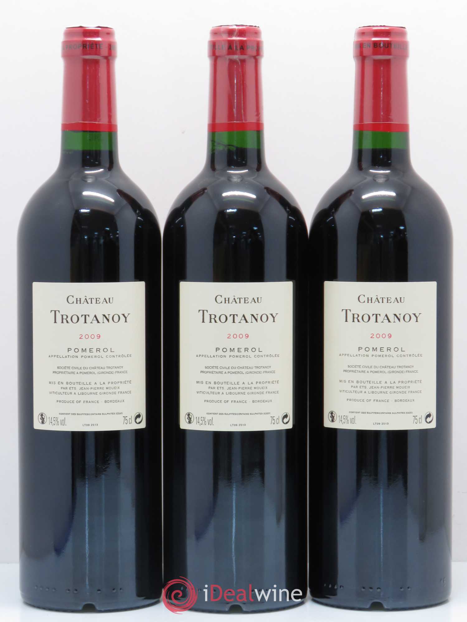Château Trotanoy 2009 - Lot de 3 bouteilles - 1