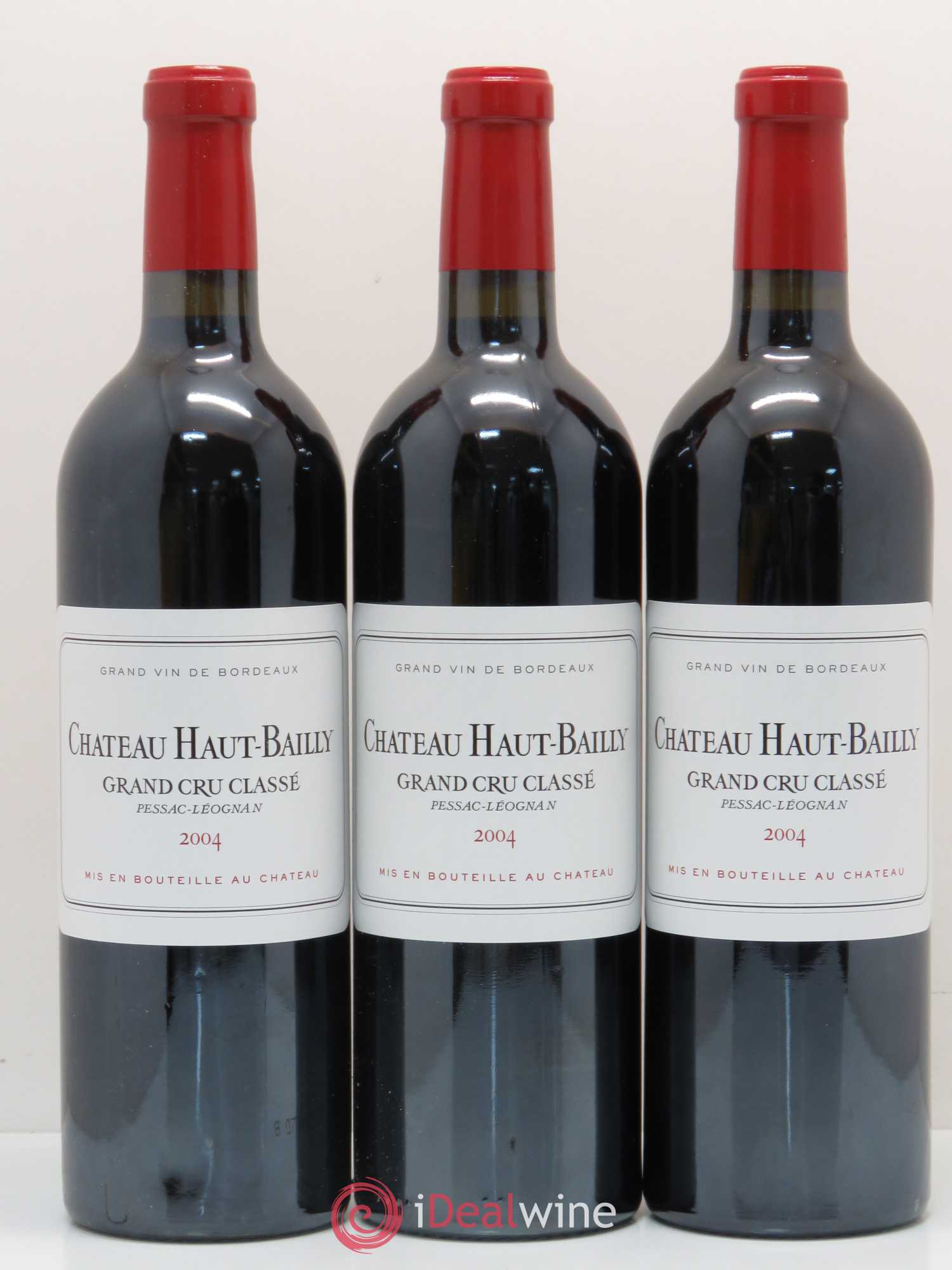 Château Haut-Bailly Cru Classé de Graves 2004 - Lot de 12 bouteilles - 1