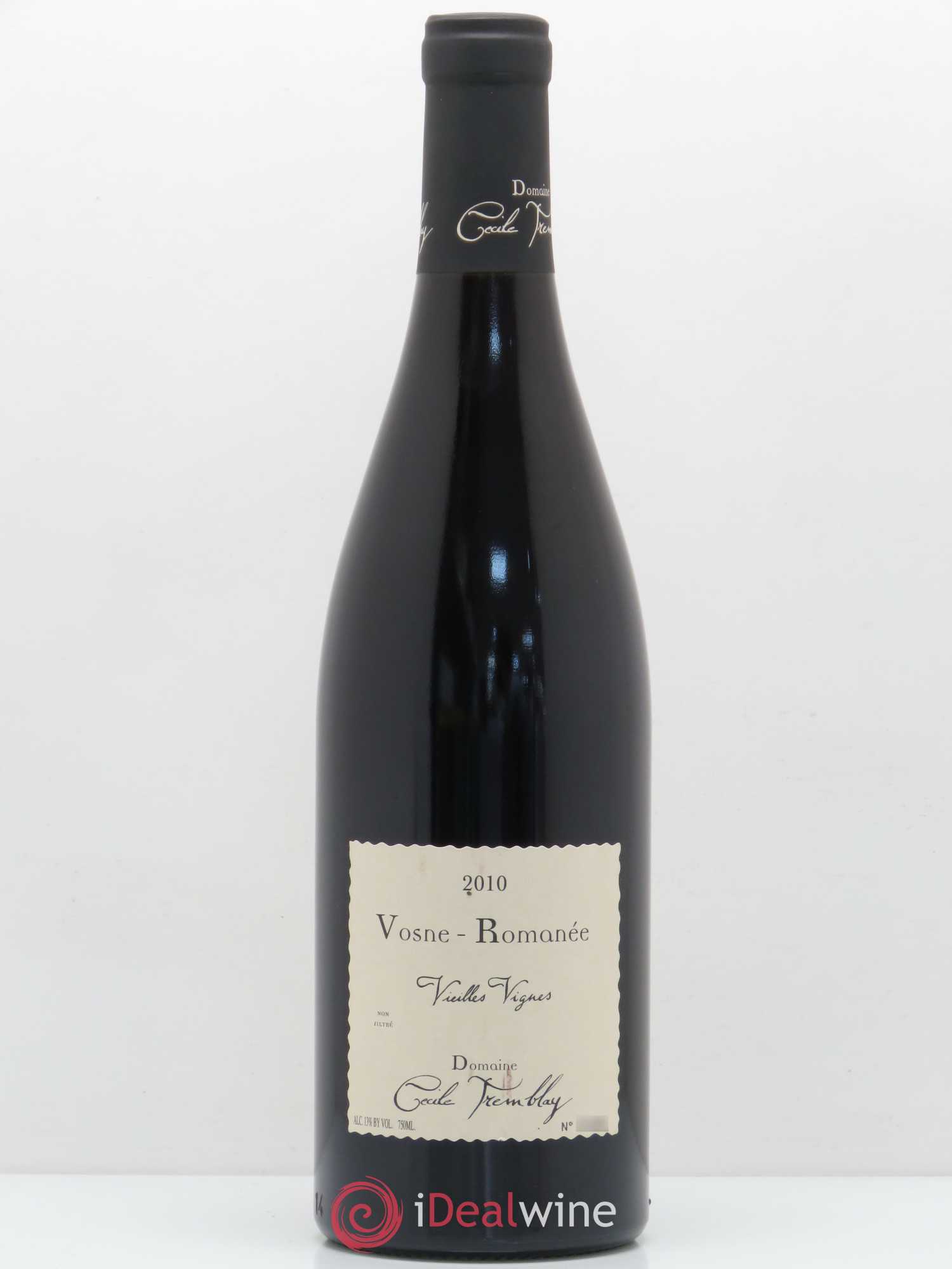 Vosne-Romanée Vieilles Vignes Cécile Tremblay 2010 - Lot de 1 bouteille - 0