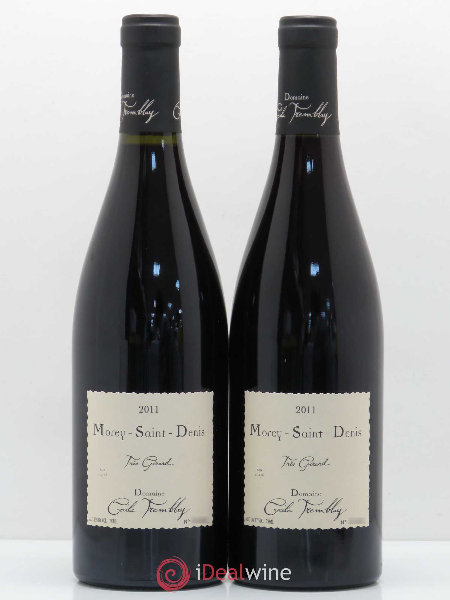 Morey-Saint-Denis Très Girard Cécile Tremblay 2011 - Lot de 2 bouteilles - 0