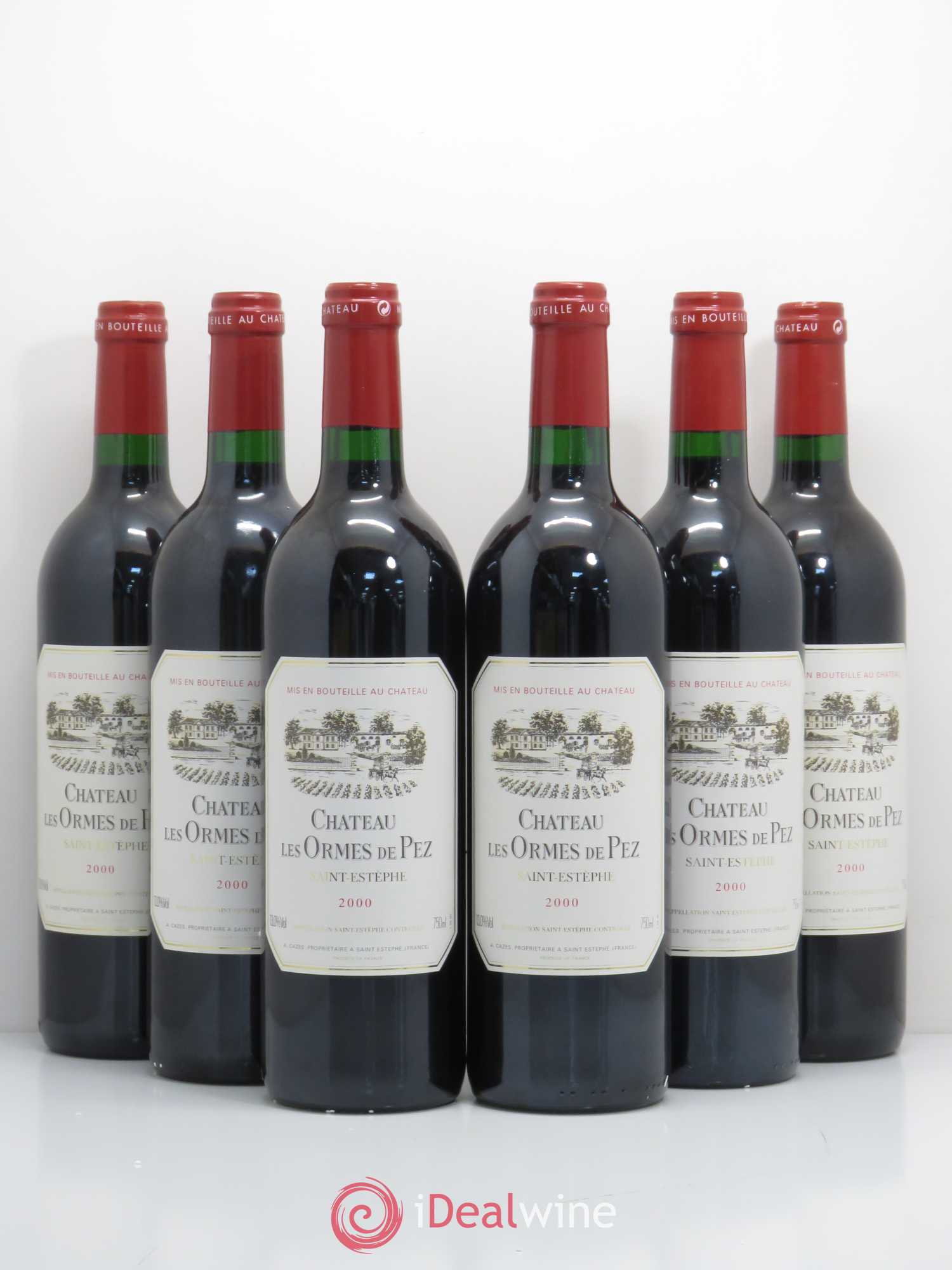 Château les Ormes de Pez 2000 - Lot de 6 bouteilles - 0