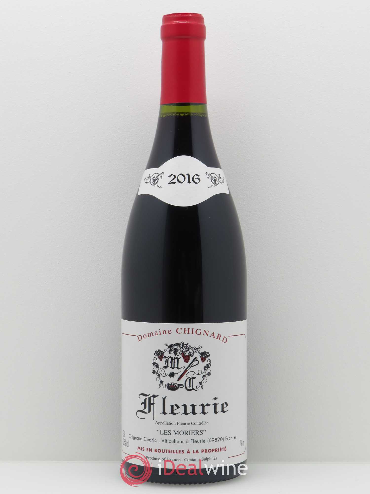 Fleurie Les Moriers Chignard (Domaine) 2016 - Lot de 1 bouteille - 0