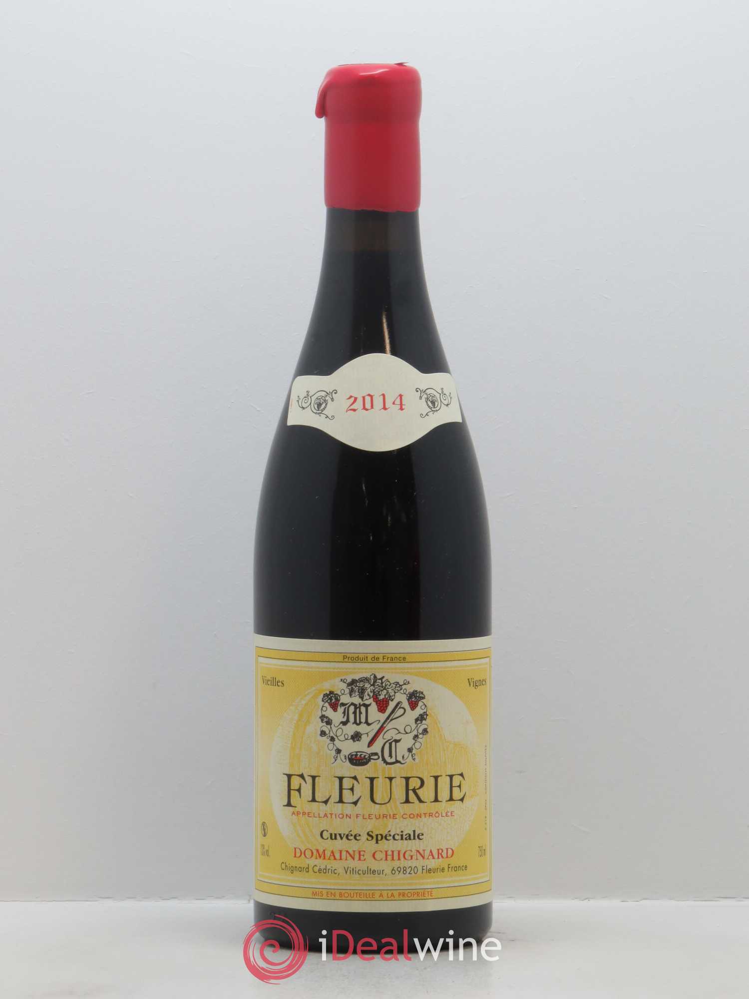 Fleurie Cuvée Spéciale Vieilles Vignes Chignard (Domaine) 2014 - Lot de 1 bouteille - 0