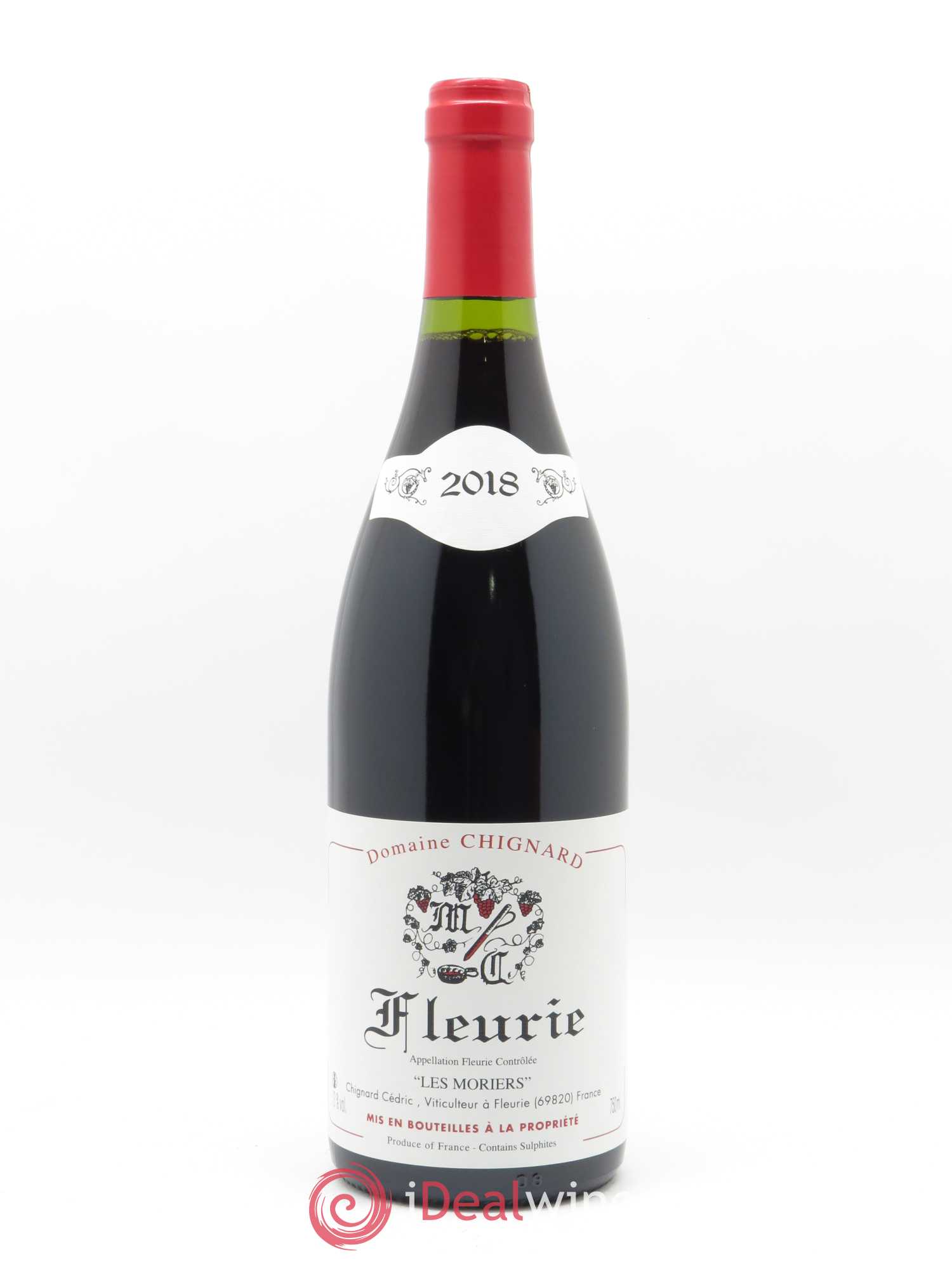 Fleurie Les Moriers Chignard (Domaine) 2018 - Lot de 1 bouteille - 0