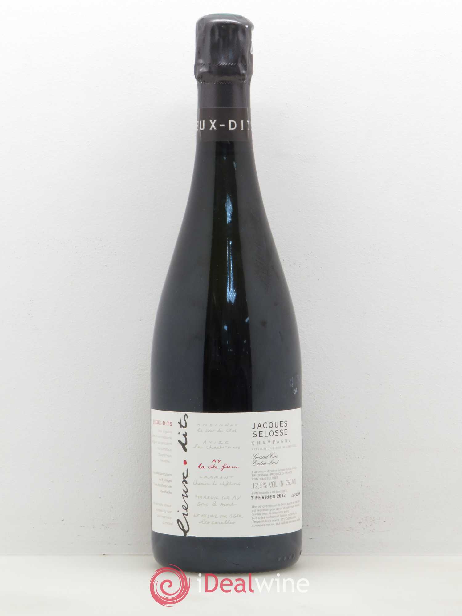 La Côte Faron Blanc de Noirs Grand Cru Extra-Brut Jacques Selosse - Lot de 1 bouteille - 0