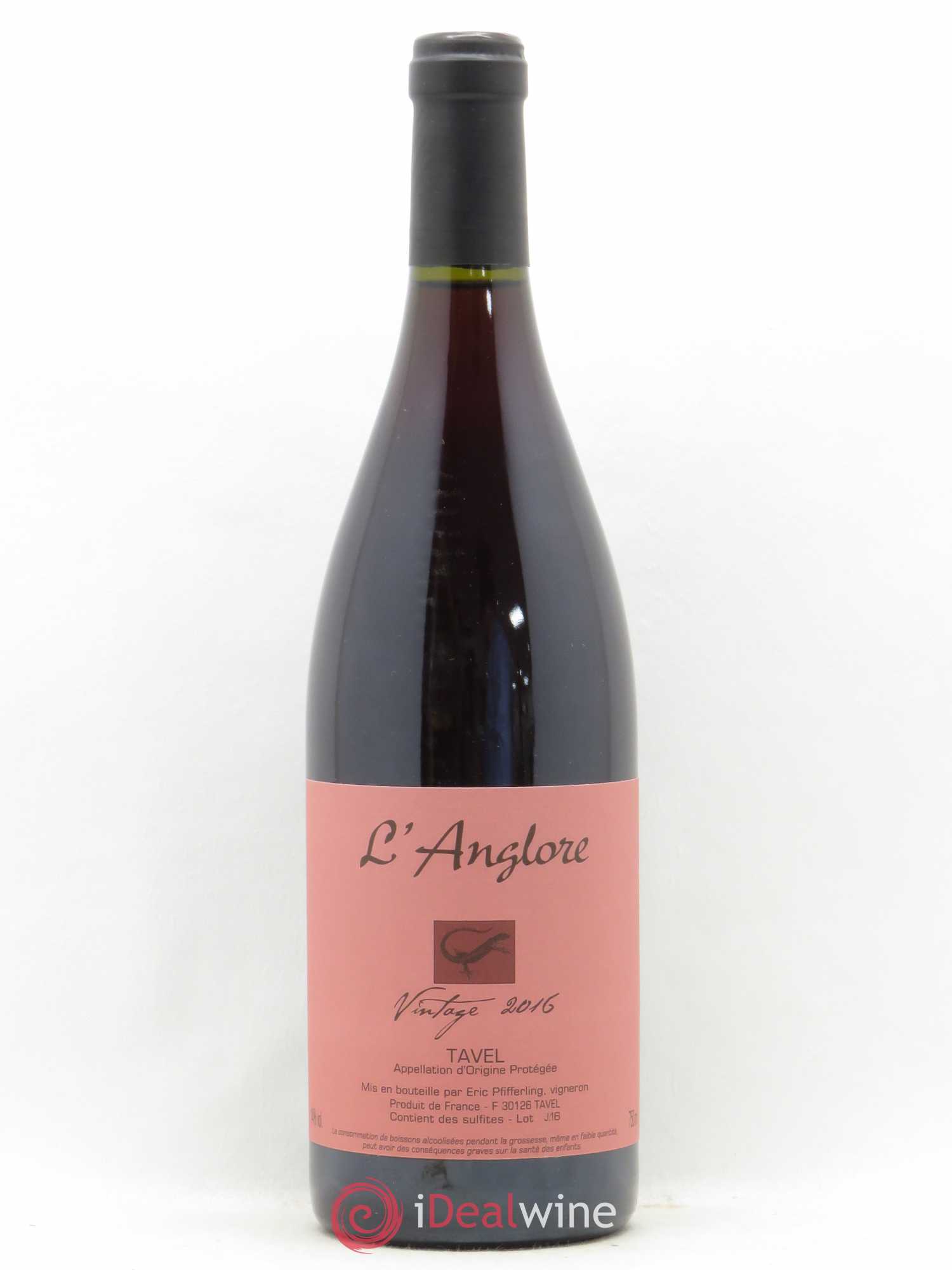 Tavel Vintage L'Anglore 2016 - Lot de 1 bouteille - 0