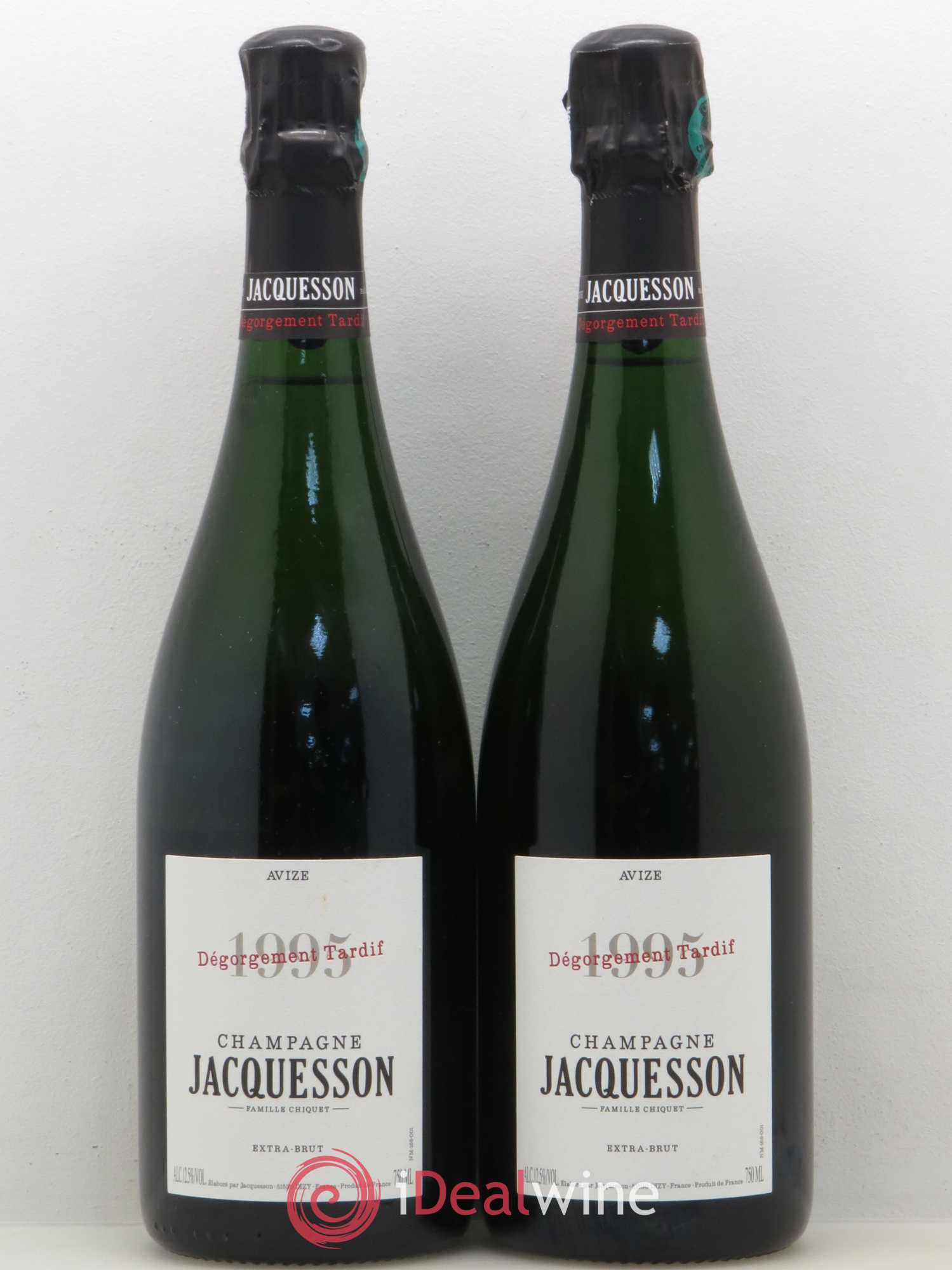 Avize DT (Dégorgement Tardif) Jacquesson 1995 - Lot de 2 bouteilles - 0