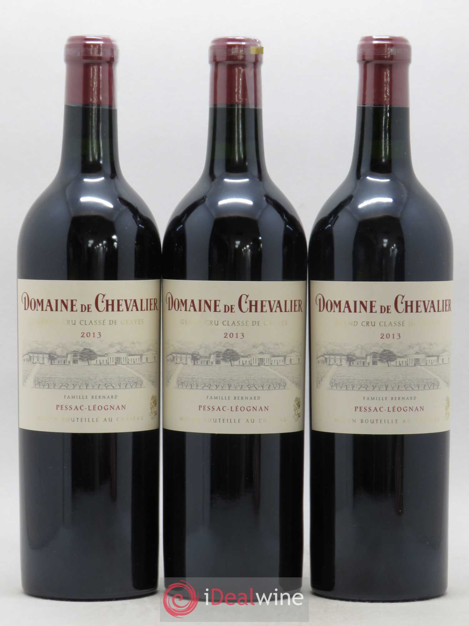 Domaine de Chevalier Cru Classé de Graves 2013 - Lot de 3 bouteilles - 0