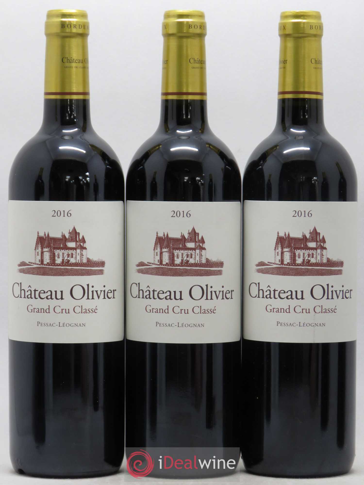 Château Olivier Cru Classé de Graves 2016 - Lot de 6 bouteilles - 1