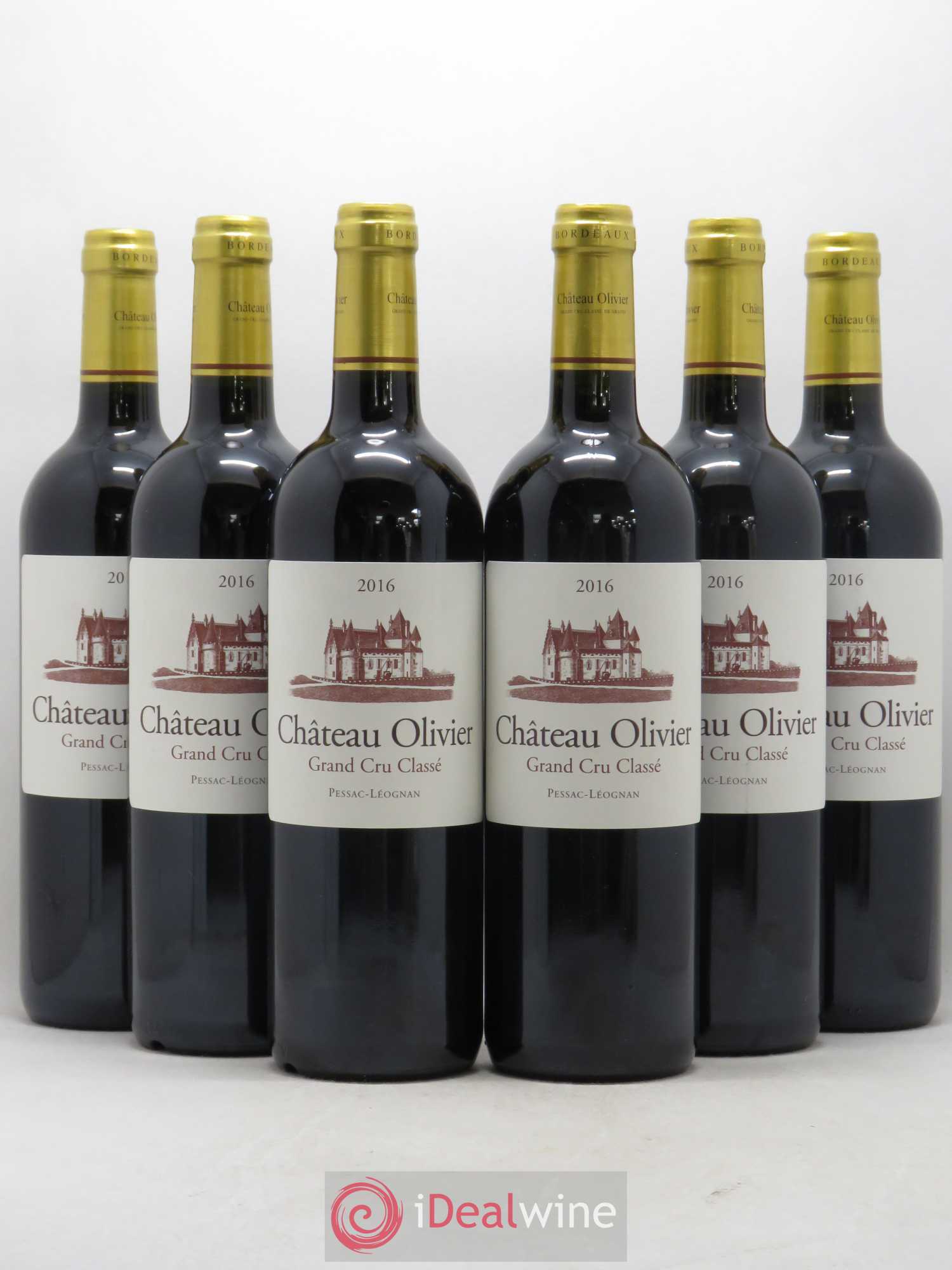 Château Olivier Cru Classé de Graves 2016 - Lot de 6 bouteilles - 0