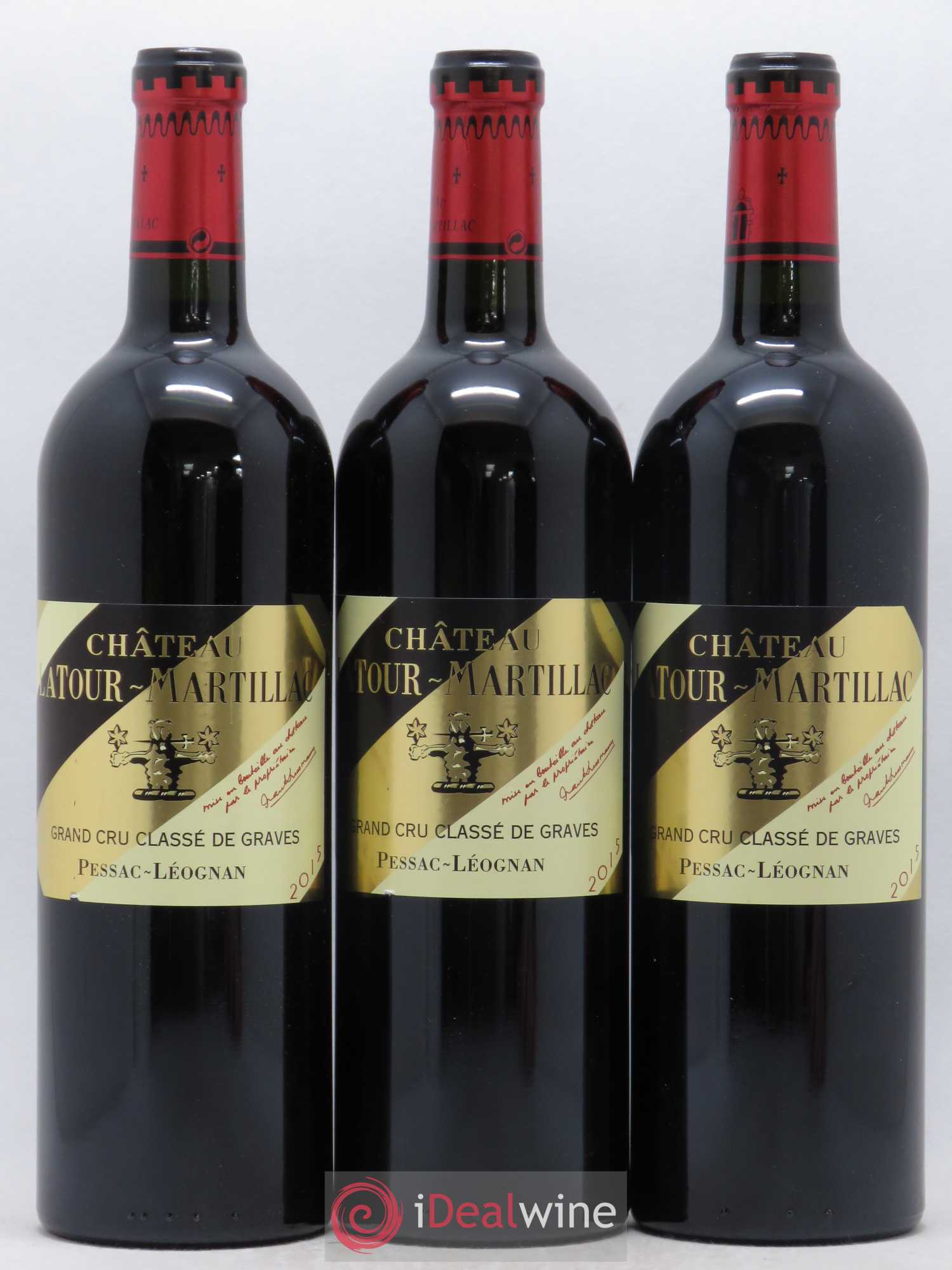 Château Latour-Martillac Cru Classé de Graves 2015 - Lot de 3 bouteilles - 0