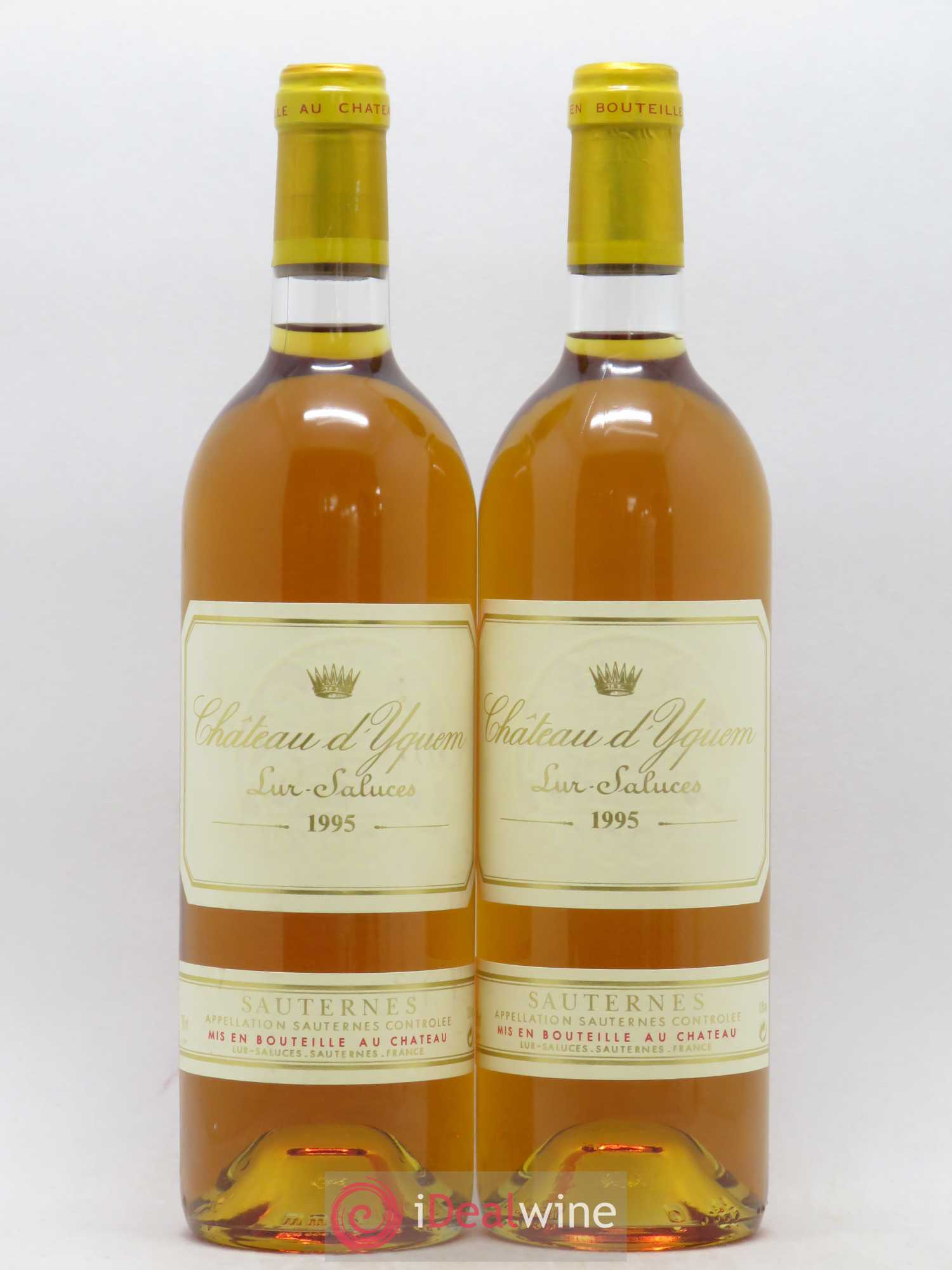 Château d' Yquem 1er Cru Classé Supérieur 1995 - Lotto di 2 bottiglie - 0