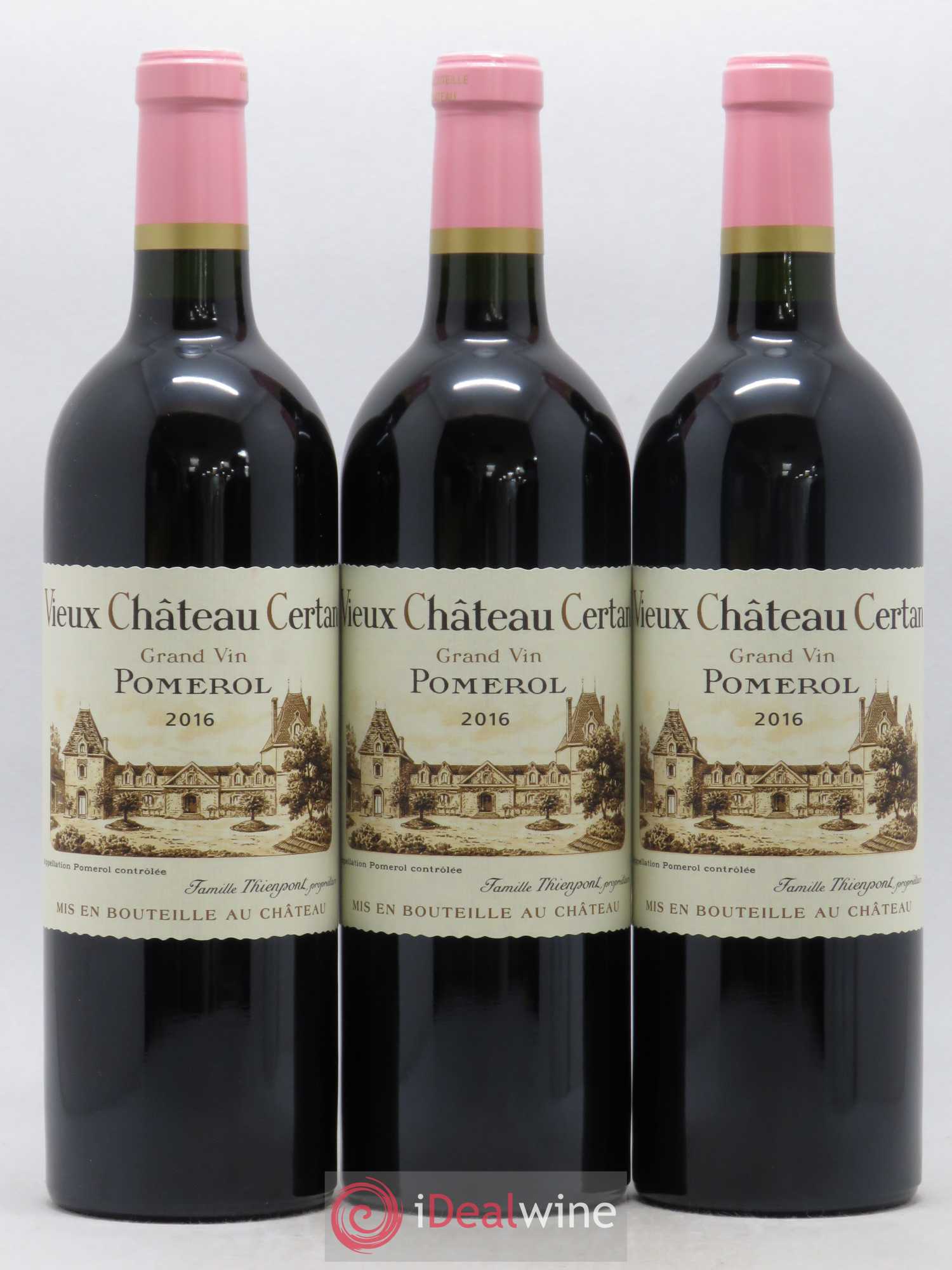Vieux Château Certan 2016 - Lot de 3 bouteilles - 0