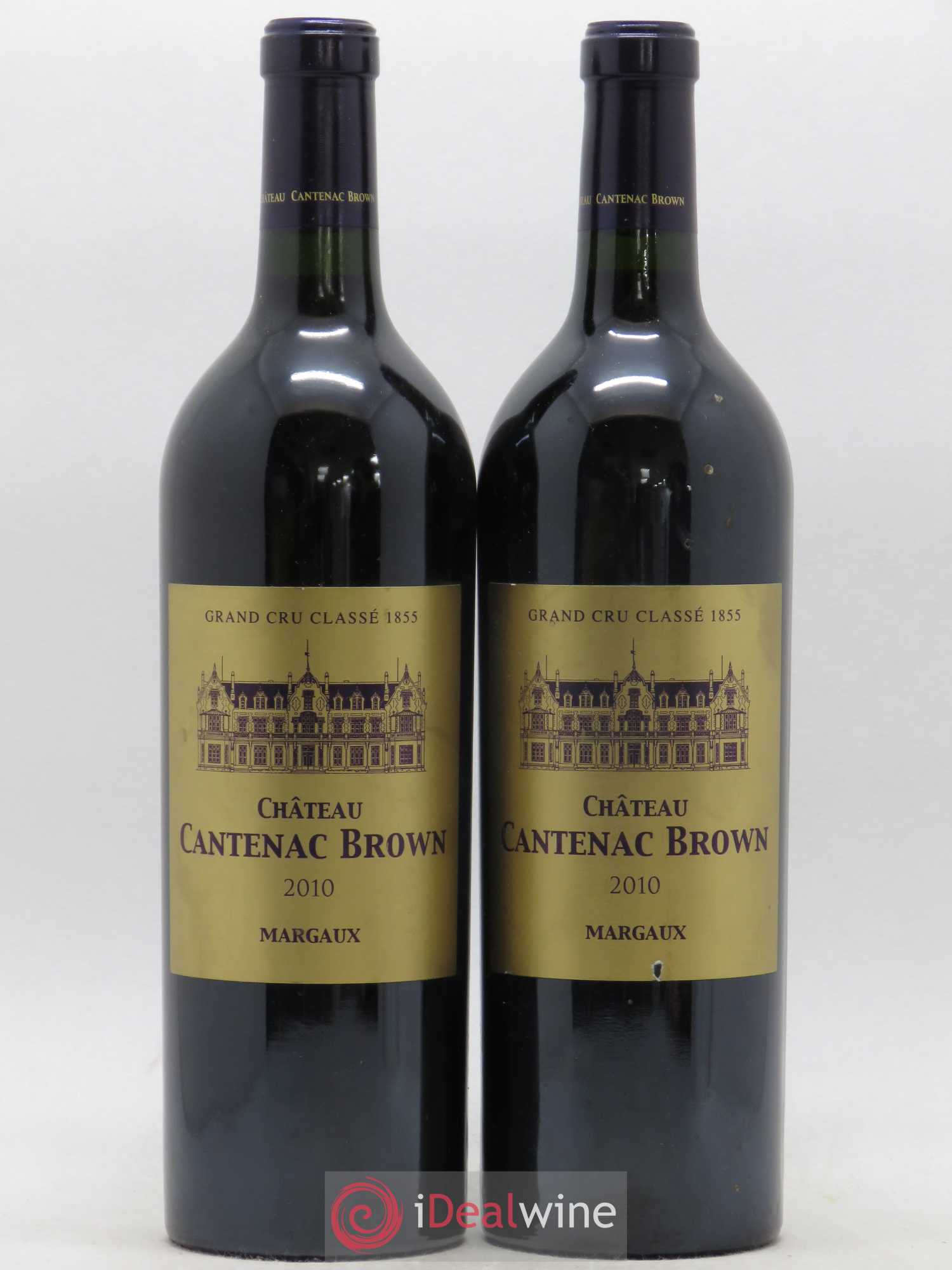 Château Cantenac Brown 3ème Grand Cru Classé 2010 - Lot de 2 bouteilles - 0