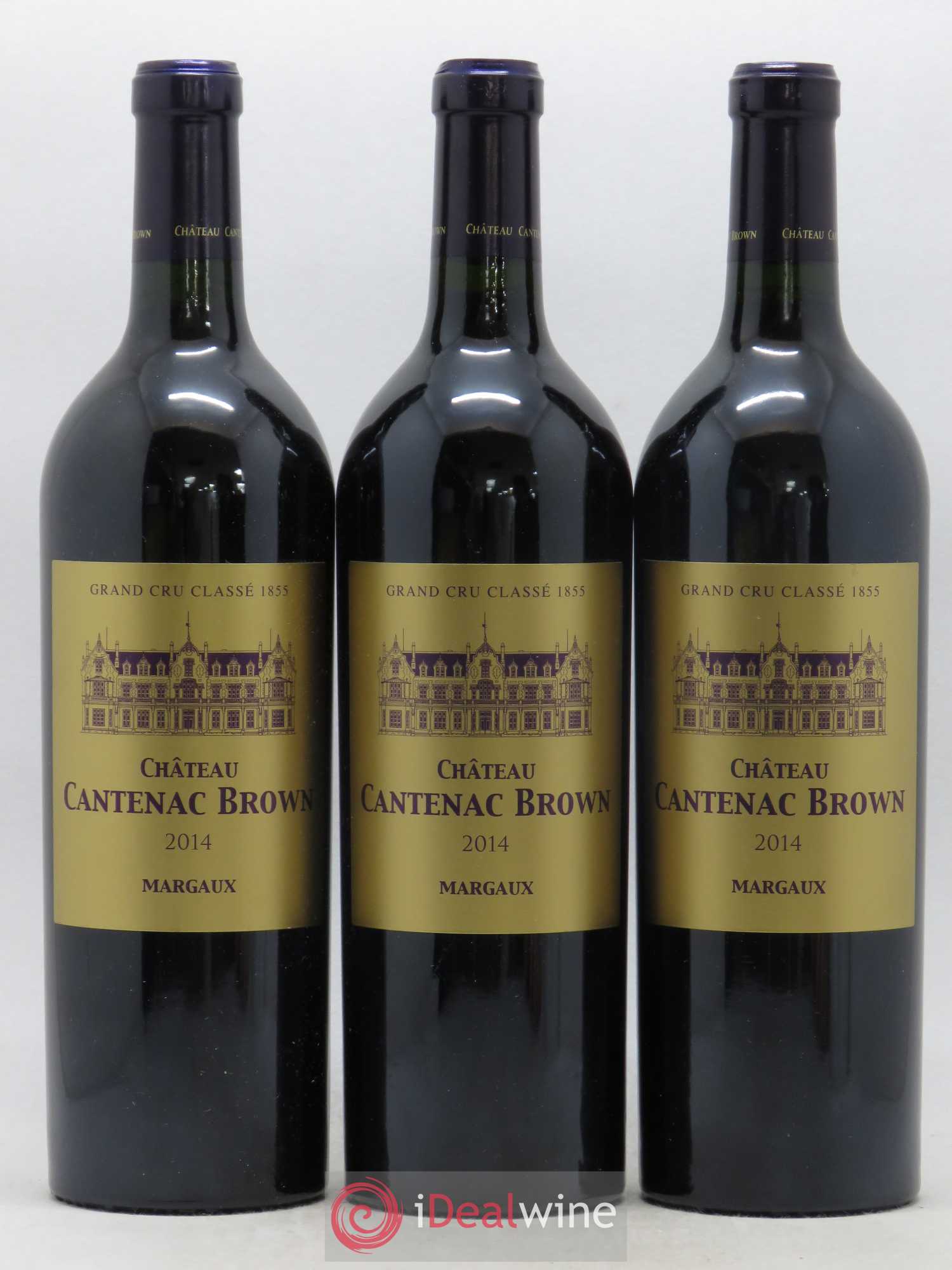 Château Cantenac Brown 3ème Grand Cru Classé 2014 - Lot de 3 bouteilles - 0