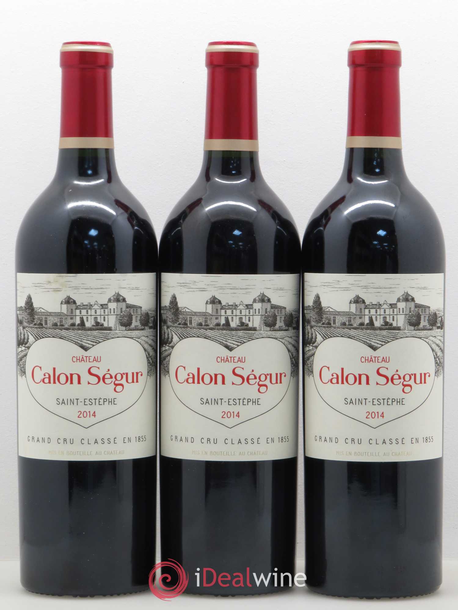 Château Calon Ségur 3ème Grand Cru Classé 2014 - Lot de 3 bouteilles - 0