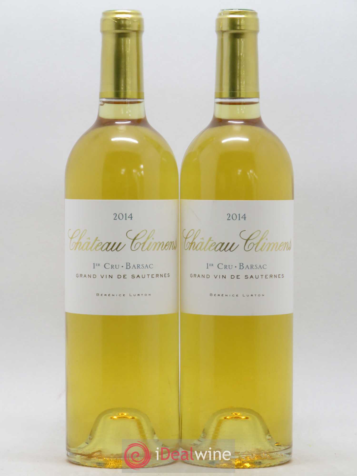 Château Climens 1er Grand Cru Classé 2014 - Lotto di 2 bottiglie - 0
