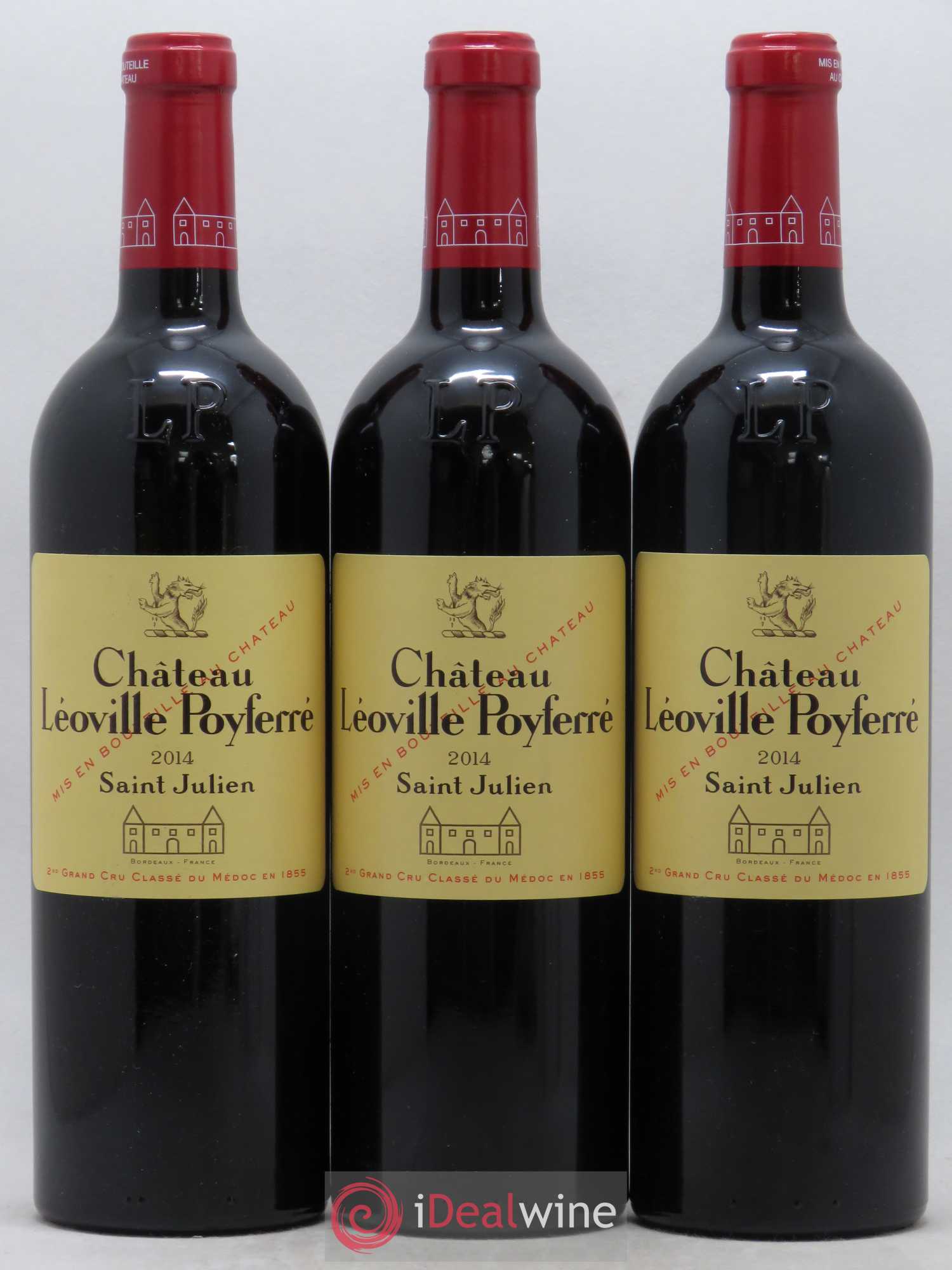 Château Léoville Poyferré 2ème Grand Cru Classé 2014 - Lot de 3 bouteilles - 0