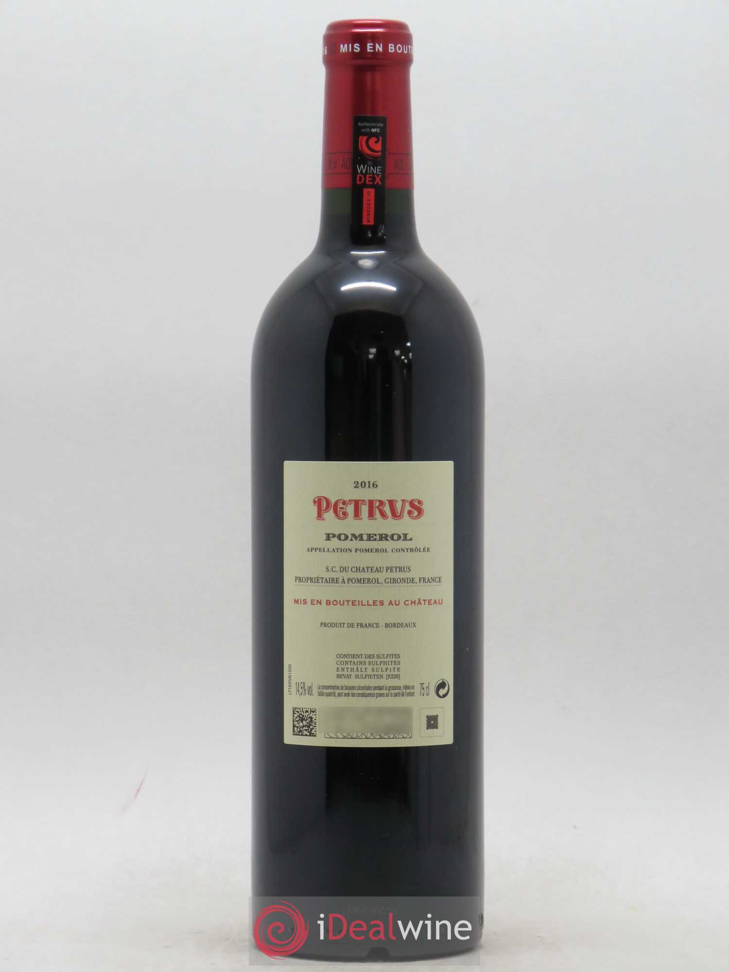 Petrus 2016 - Lot de 1 bouteille - 1